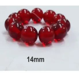 10 Pcs Pack Size about 14mm,Round, Resin Beads, Maroon Color,