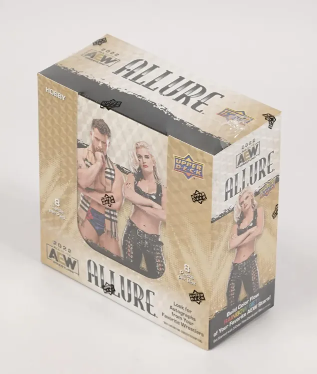 2022 Upper Deck AEW Allure Wrestling Hobby Box 8 Packs per Box, 8 Cards per Pack