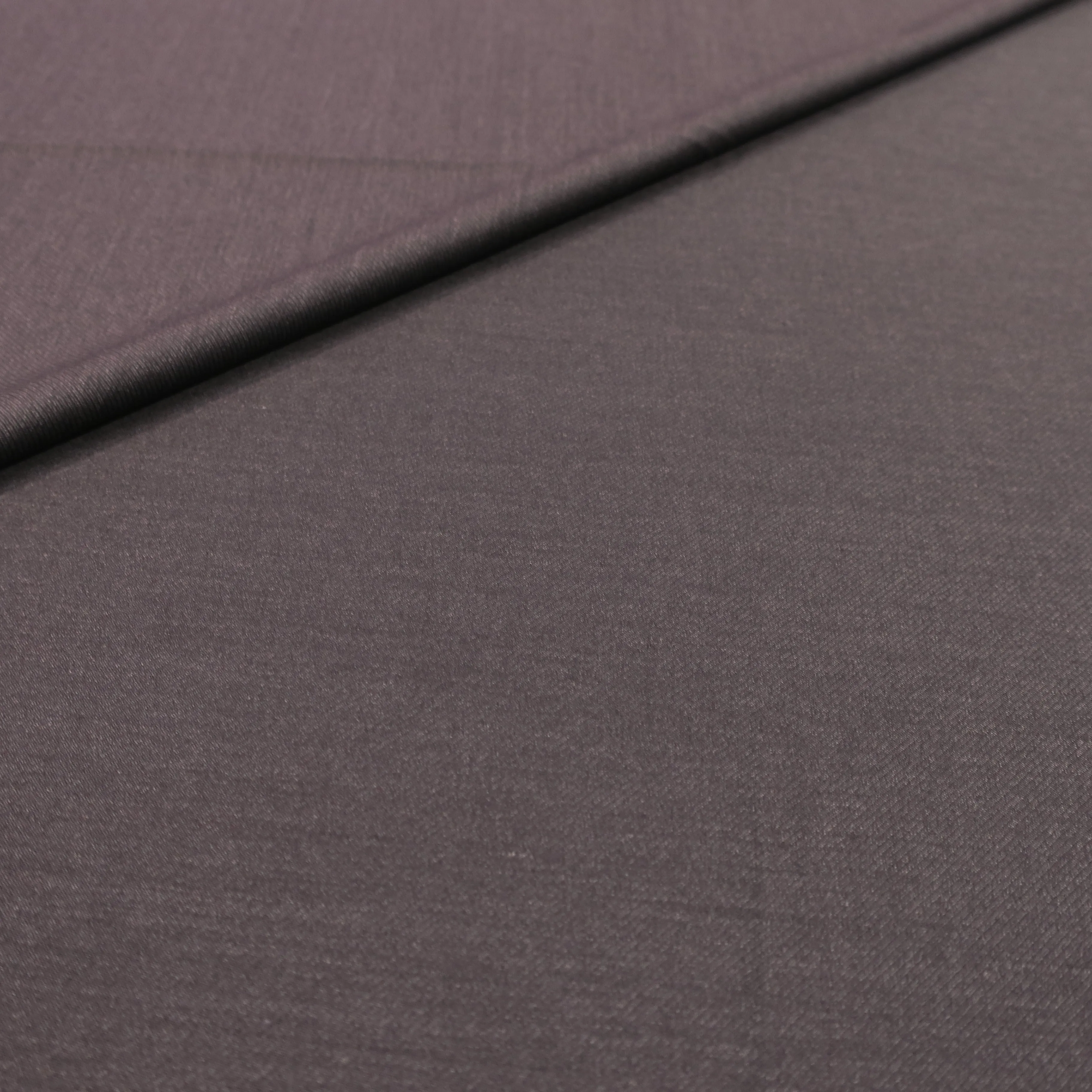 4 YDS Charcoal Gray Self Stripe 100% Wool Super 130's Loro Piana Fabric