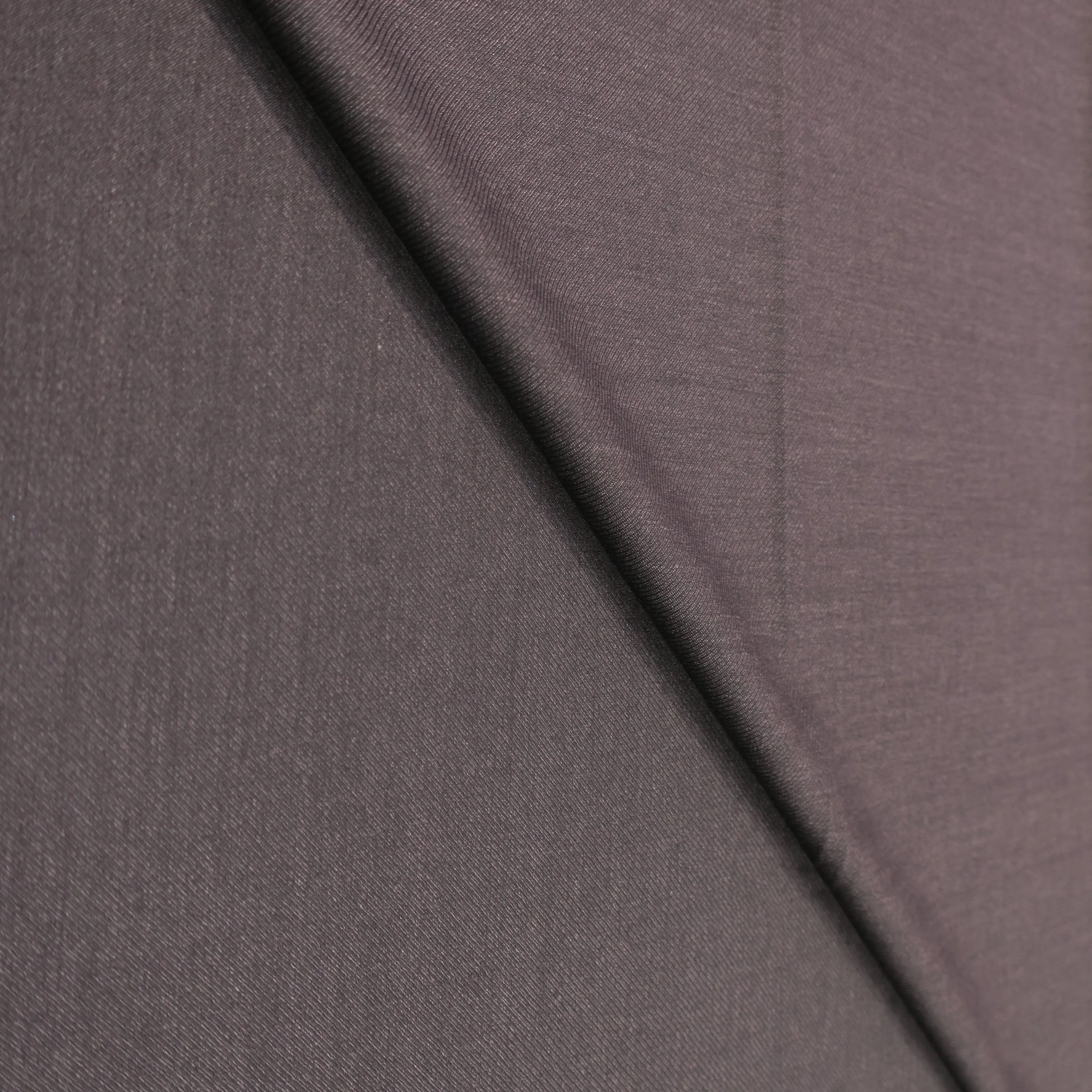 4 YDS Charcoal Gray Self Stripe 100% Wool Super 130's Loro Piana Fabric