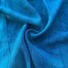 46" Ocean Blue 100% Tencel Lyocell Cupro Georgette 4.5 OZ Light Woven Fabric By the Yard