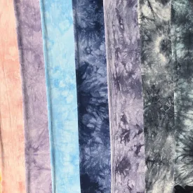 60” Bamboo 4-Way Stretch with Spandex Tie Dye Tie Dyed Apparel Jersey Knit Fabric By the Yard