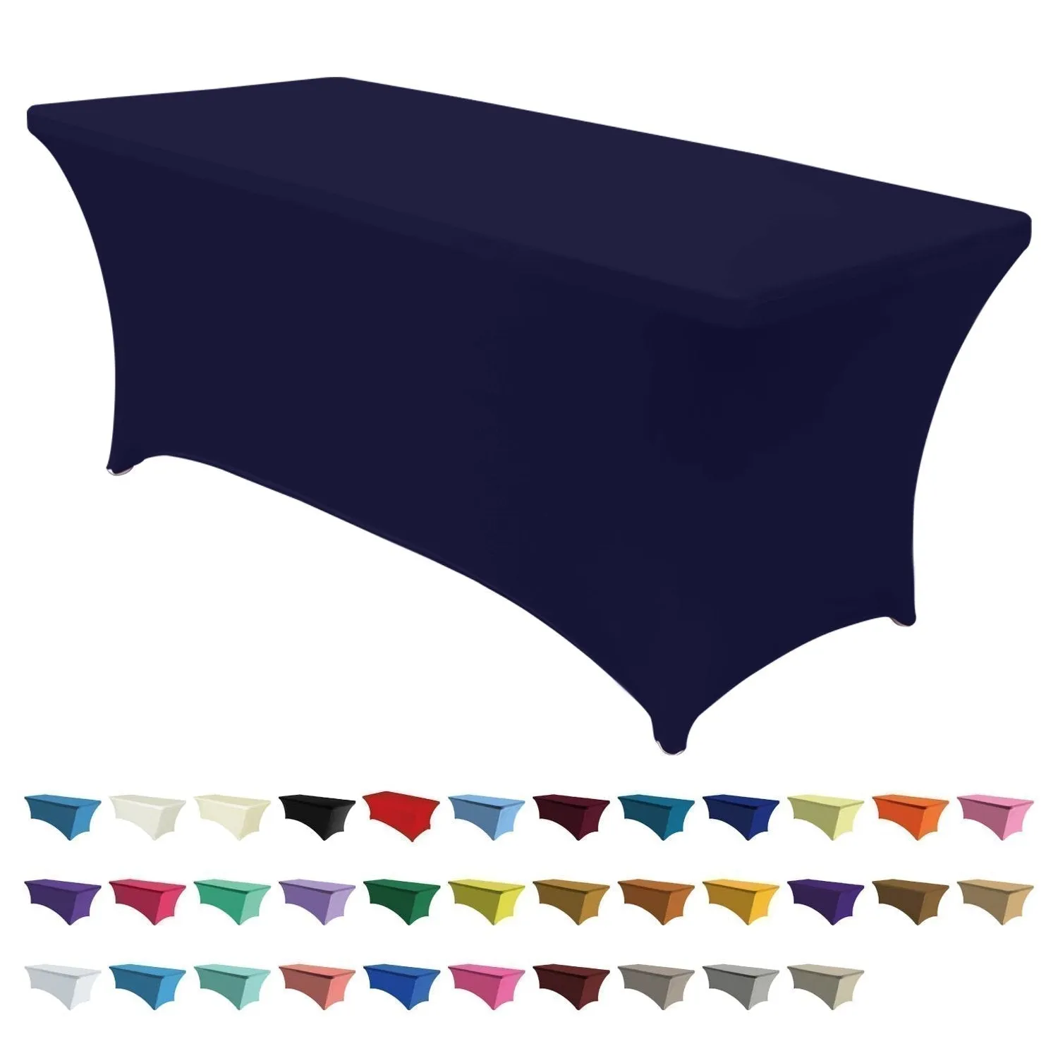 ABCCANOPY Spandex Tablecloths for Home Rectangular Table (Full encirclement)