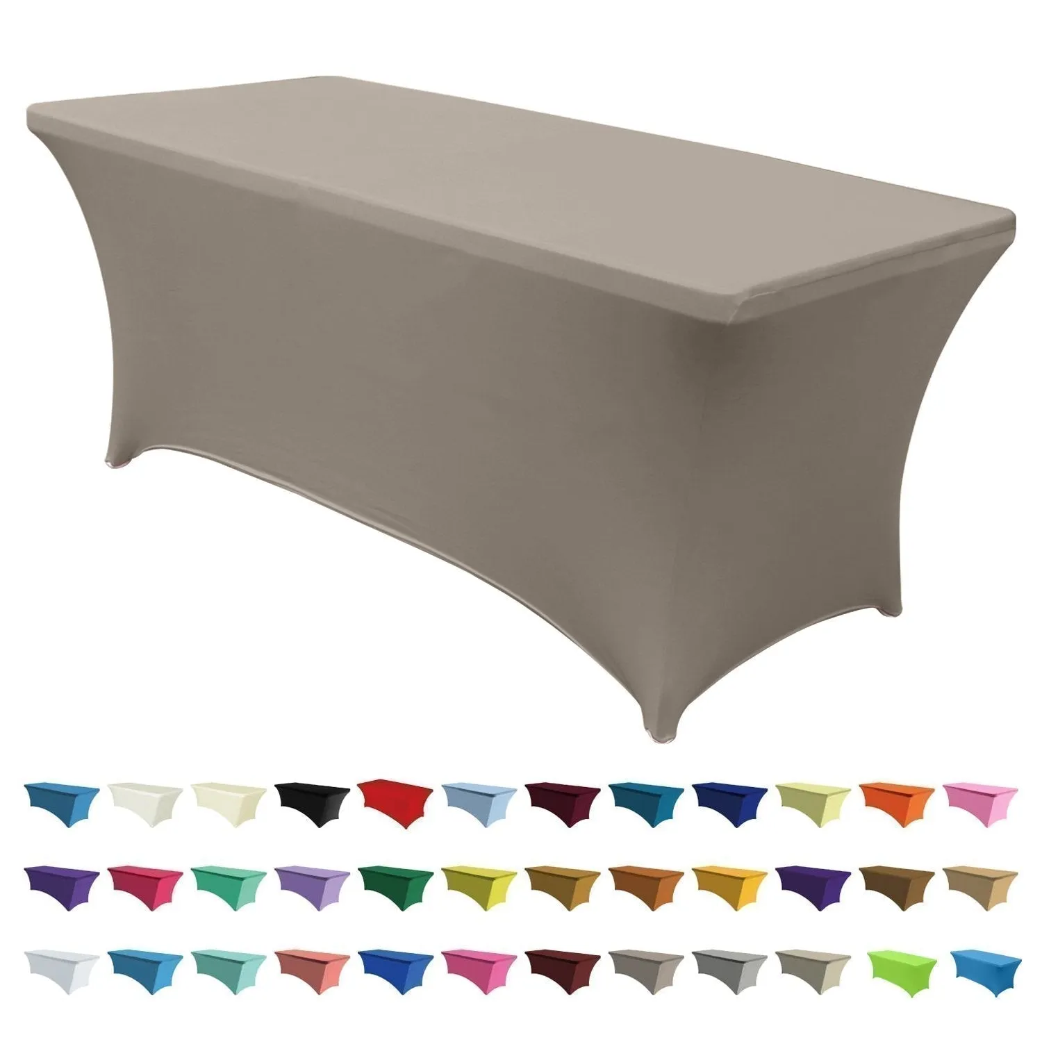 ABCCANOPY Spandex Tablecloths for Home Rectangular Table (Full encirclement)