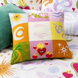 Alchemy Abstract Cushion Multicolour