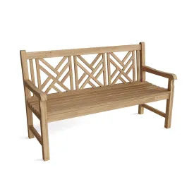 Anderson Teak BH-122 Vilano 3-Seater Bench