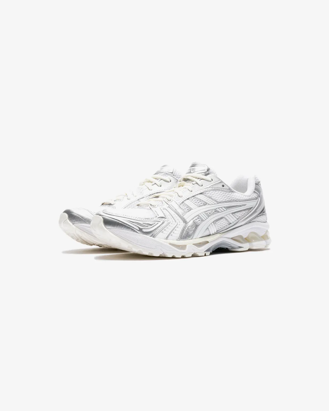 ASICS Gel-Kayano 14 x JJJJound White Silver Sneakers