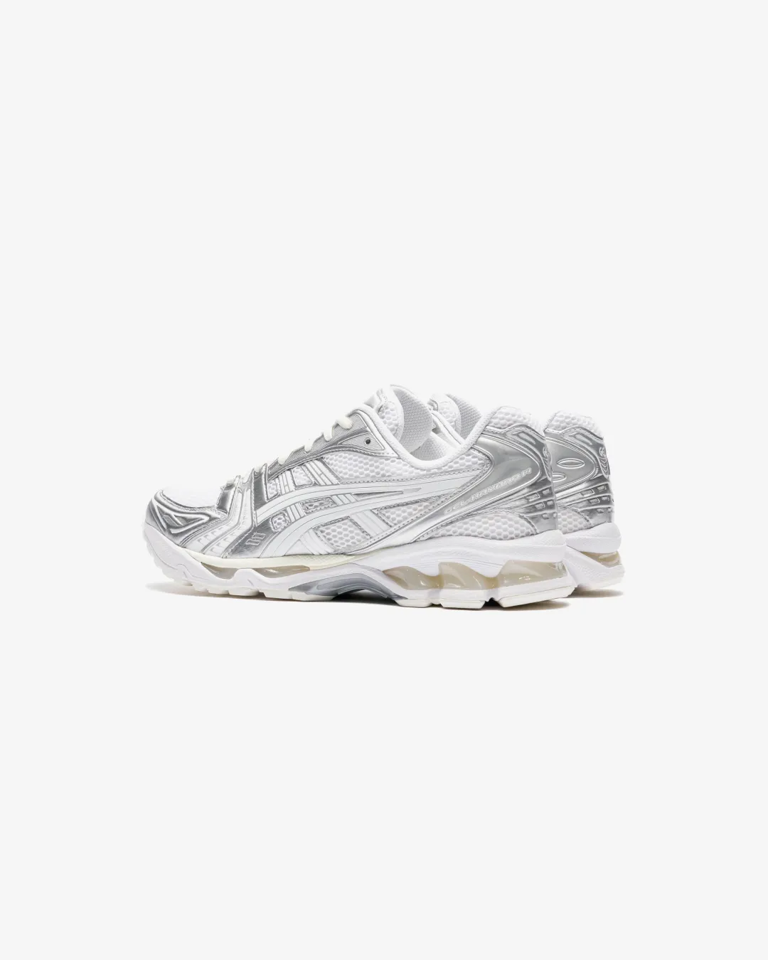 ASICS Gel-Kayano 14 x JJJJound White Silver Sneakers