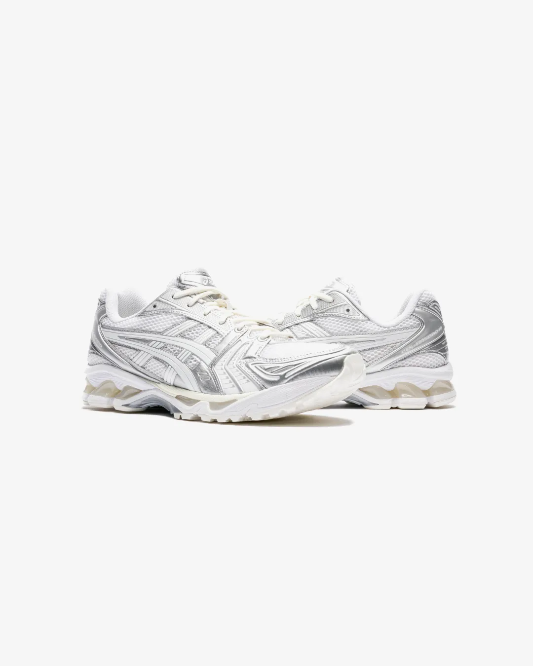 ASICS Gel-Kayano 14 x JJJJound White Silver Sneakers