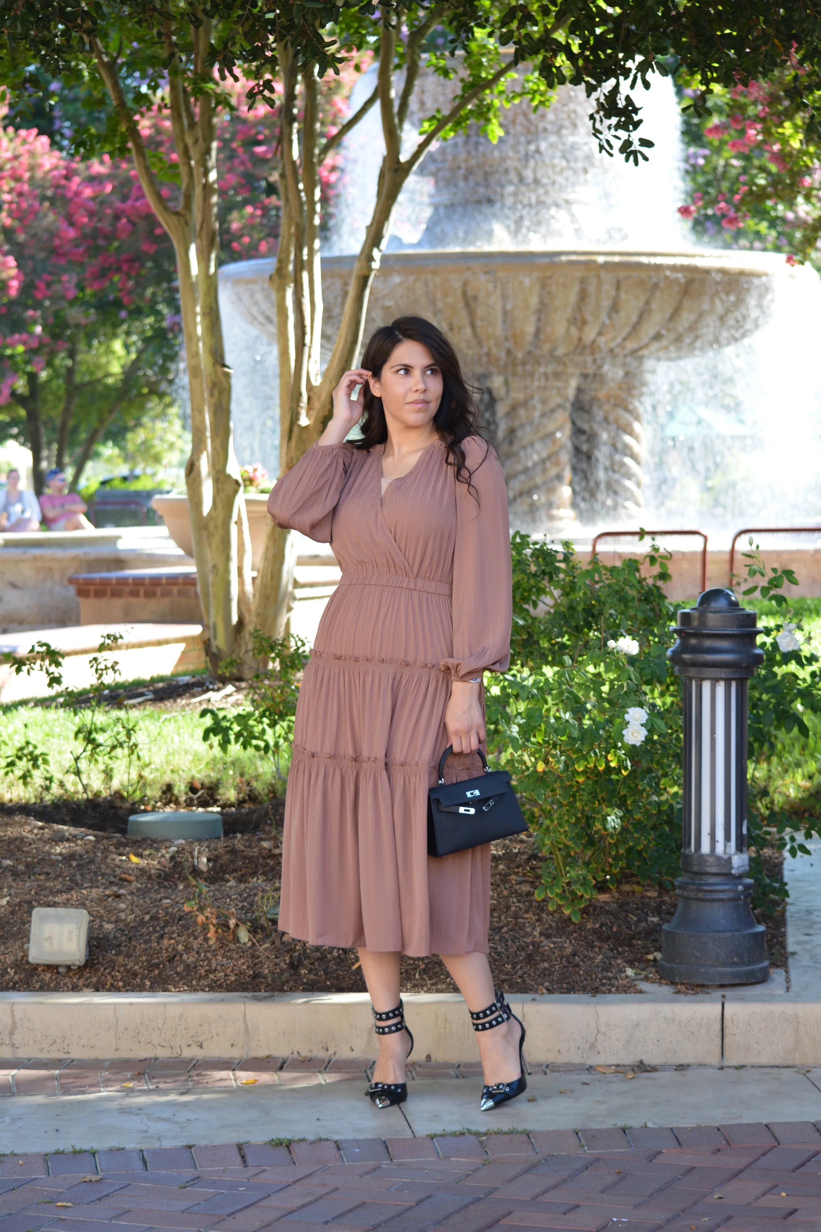 Athena Taupe Dress