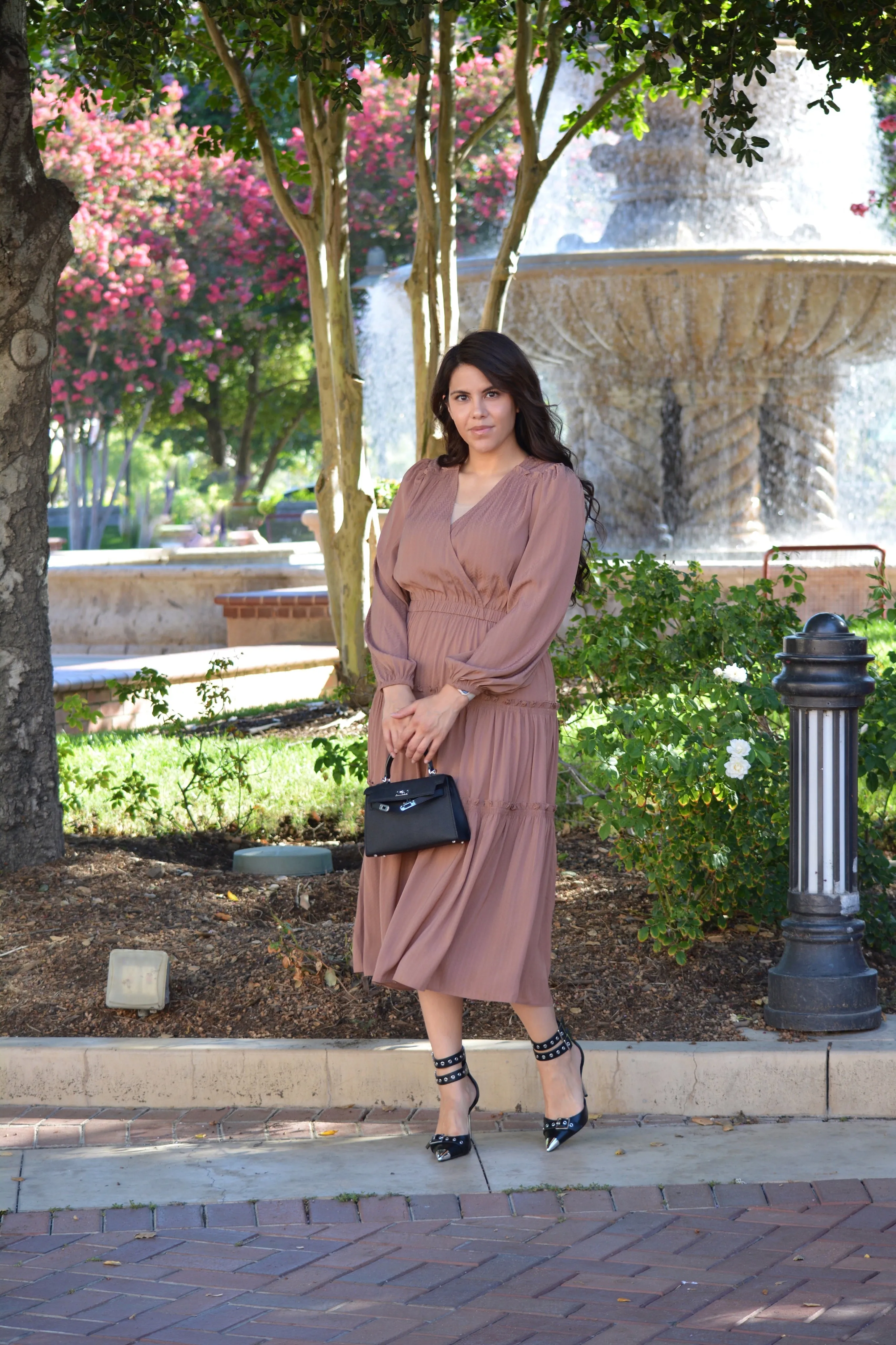 Athena Taupe Dress