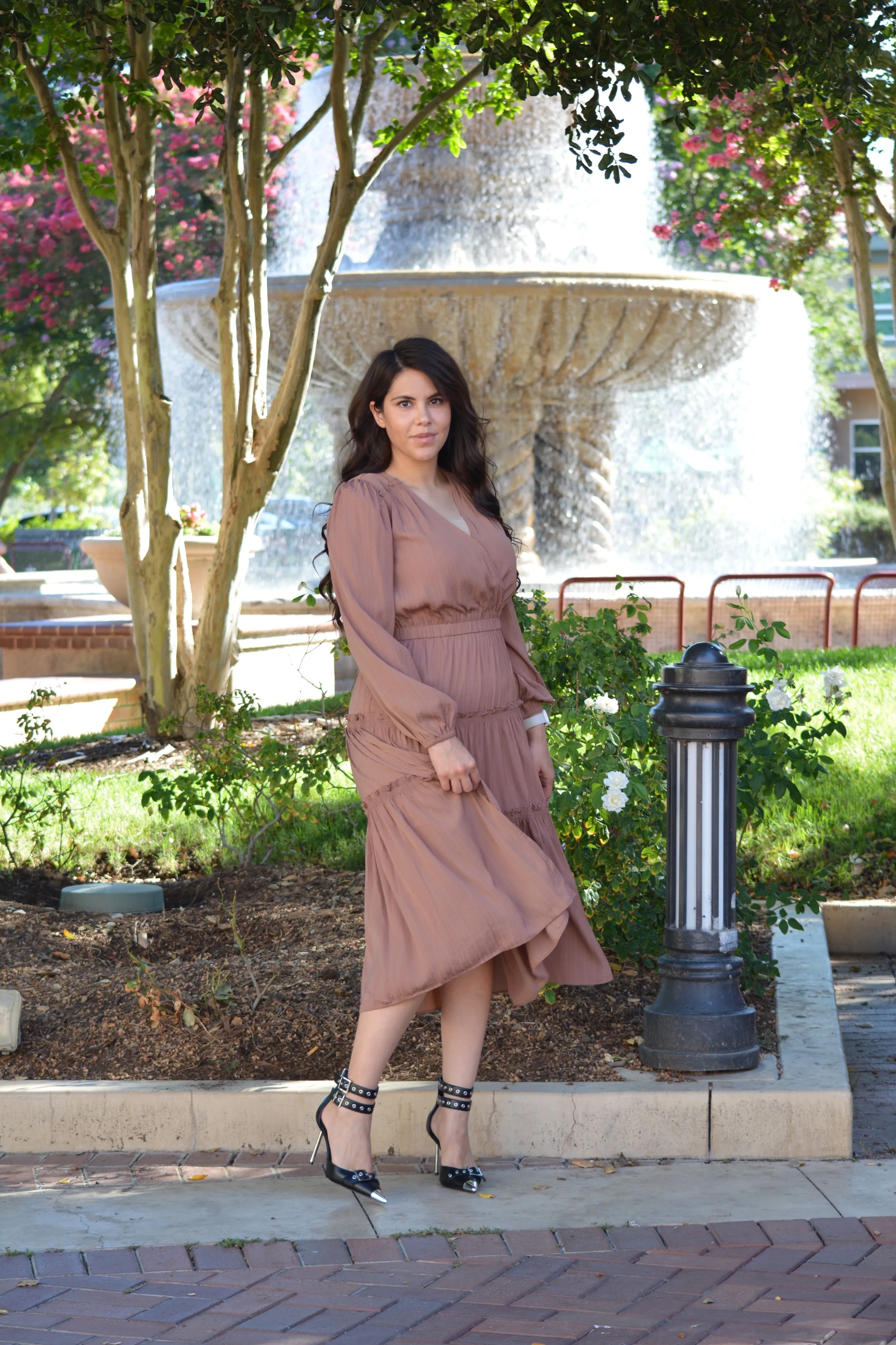 Athena Taupe Dress