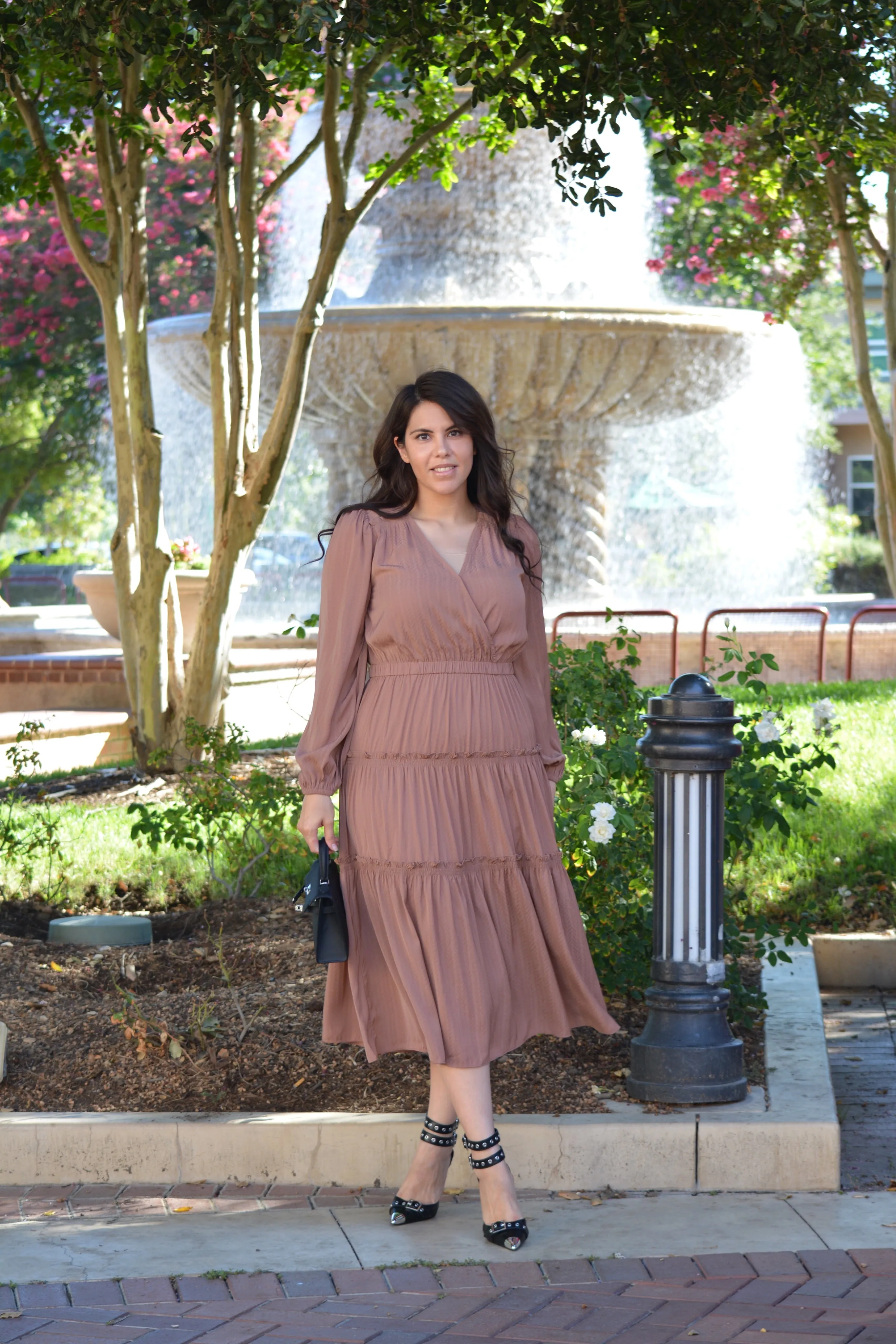 Athena Taupe Dress