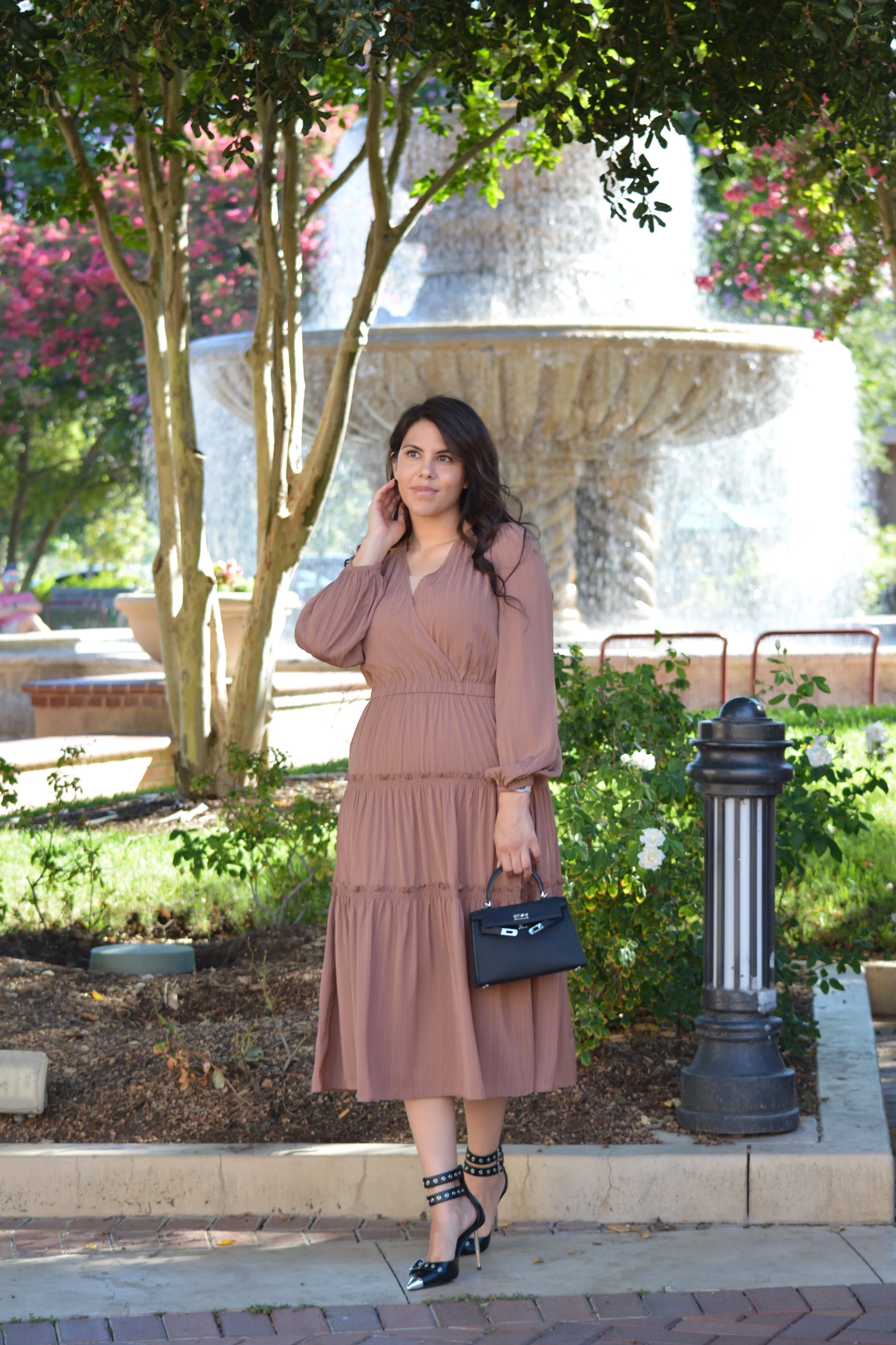 Athena Taupe Dress