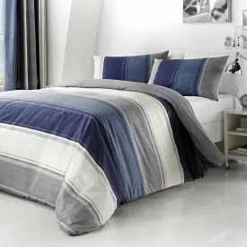 Betley Stripe Blue Duvet Set