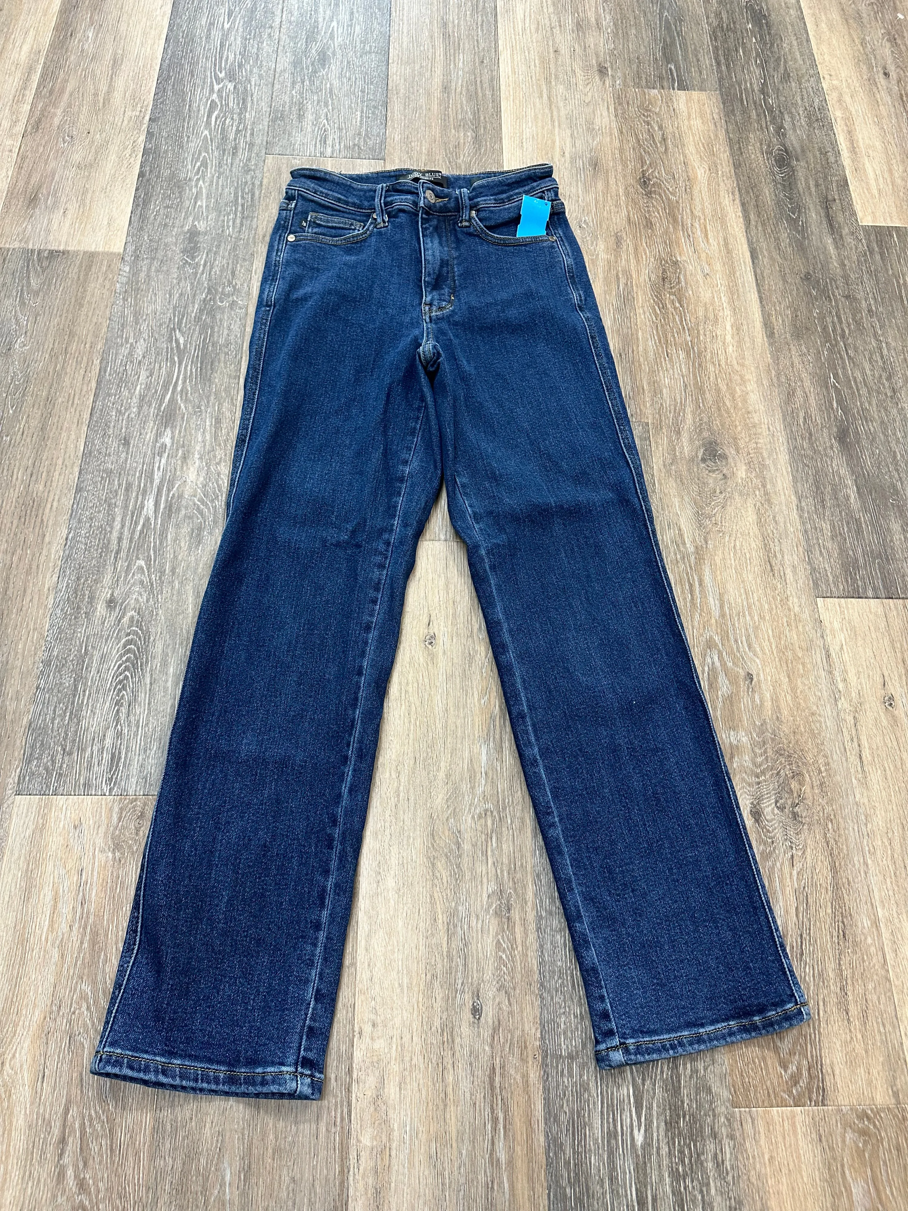 Blue Denim Jeans Straight Judy Blue, Size 3