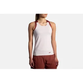 Brooks Running Pick-Up Running Tank- Rosewater Terracotta