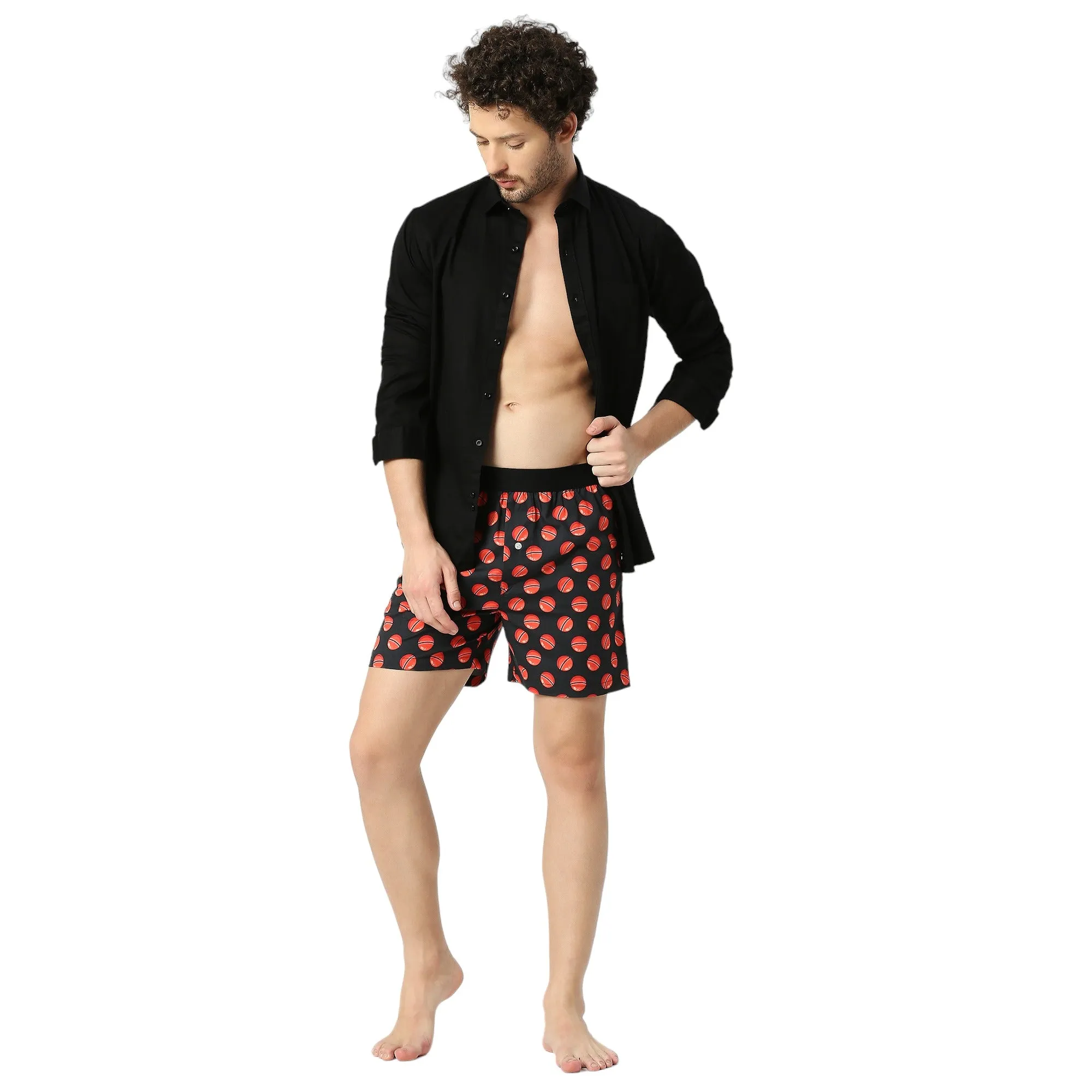 BZ INNERWEAR-Cricket-Men's Boxers Combo | 100% Cotton | Pack of 2