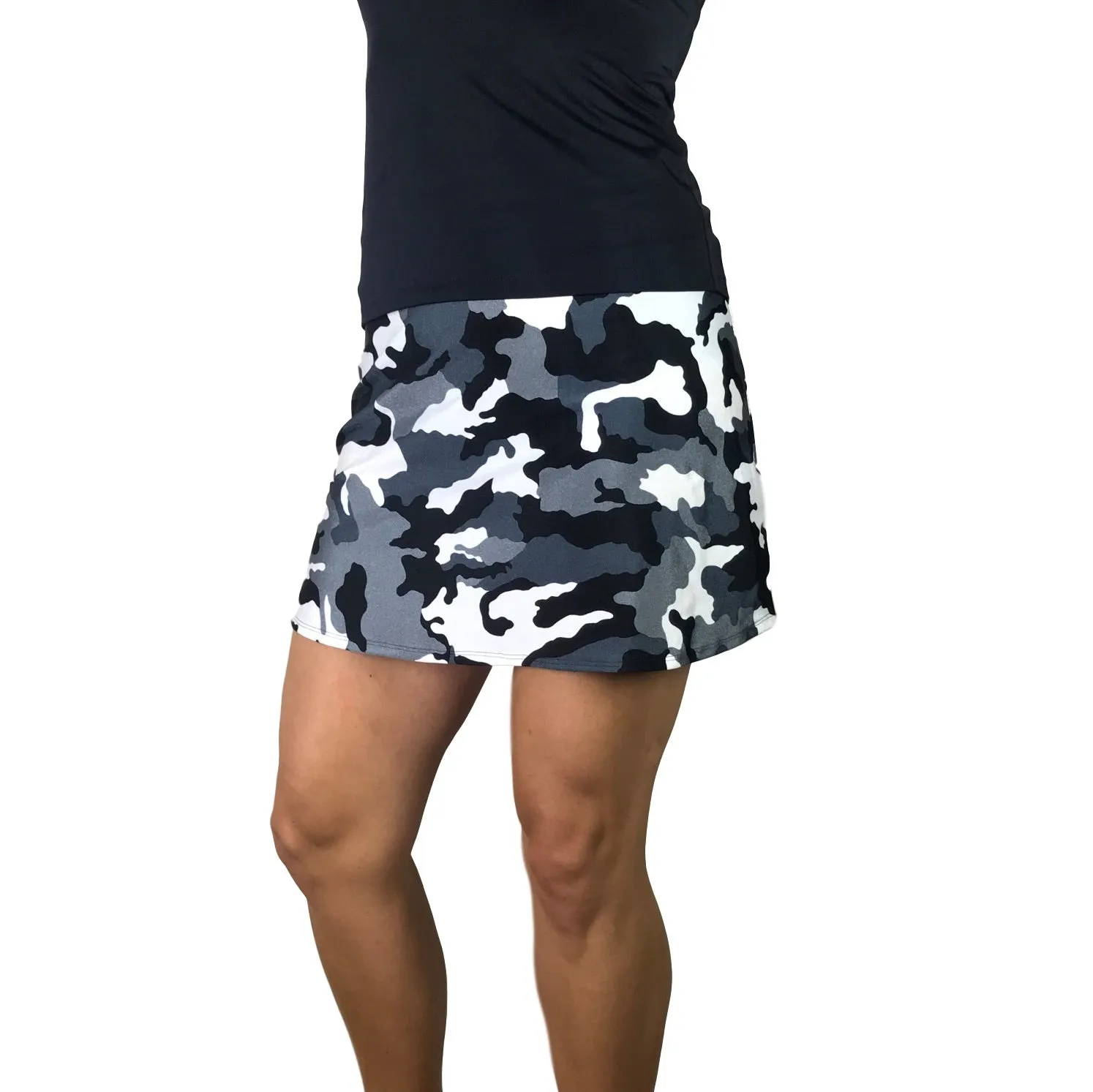 Camo Camouflage Print Athletic Slim Golf Skort