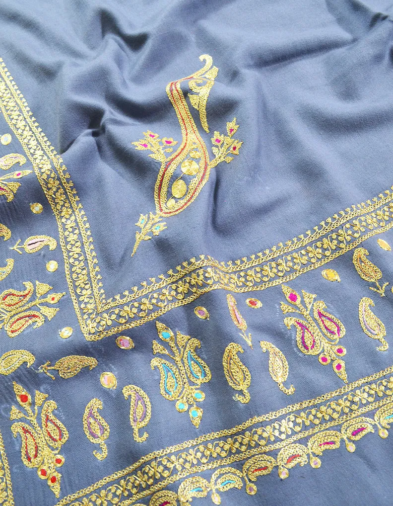 carolina tilla embroidery pashmina shawl 8413