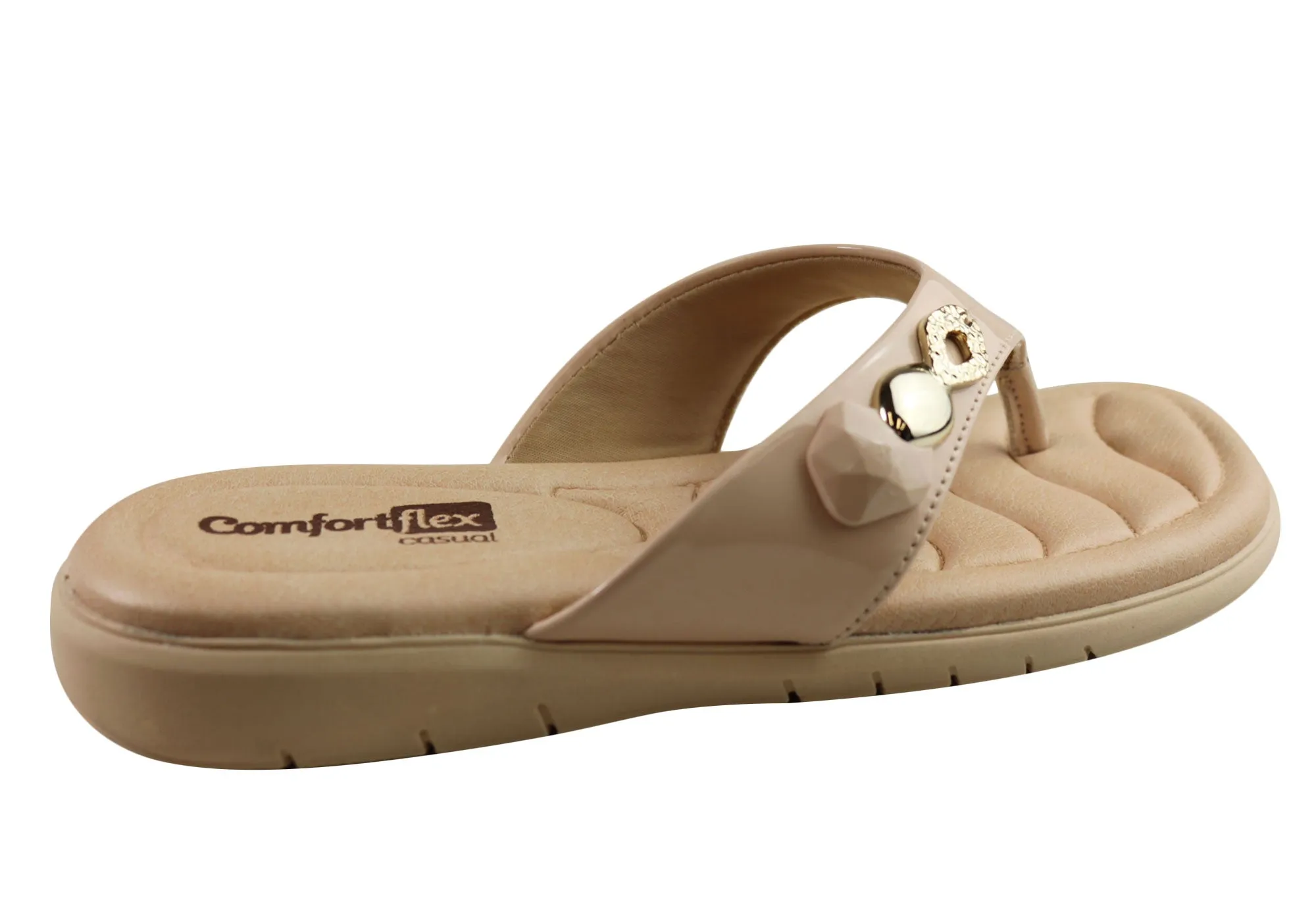 Comfortflex Natalie Womens Comfortable Thongs Sandals Made In Brazil