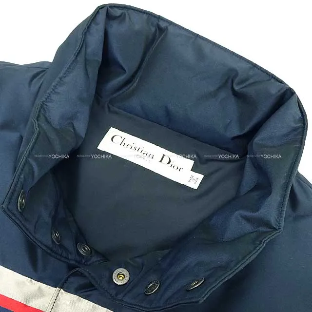 Dior Down vest Logo Star #L Navy/Blanc (White)/Red Polyester L 147C32A2980[EXCELLENT][Authentic]