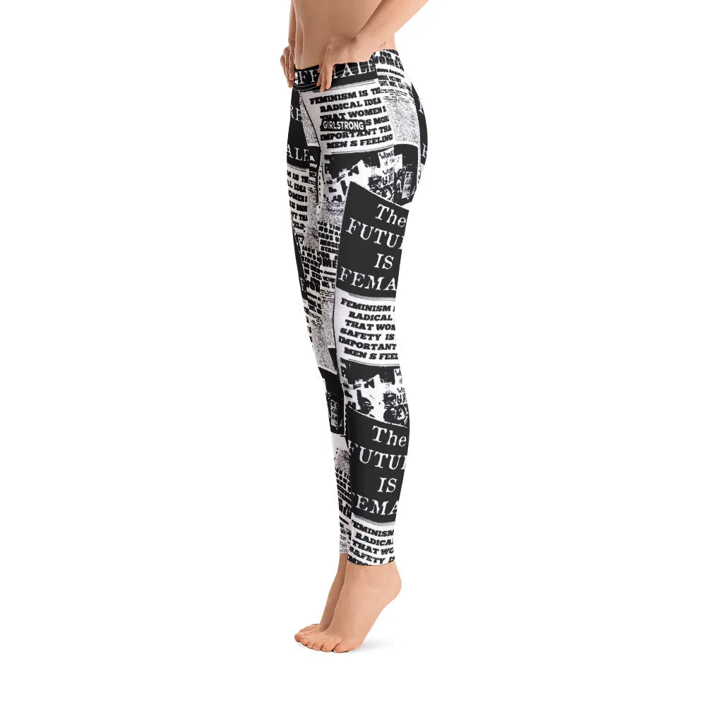 ELEVATED ESSENTIALS, SLIM AND SCULPT LEGGING THE FUTURE IS FEMALE