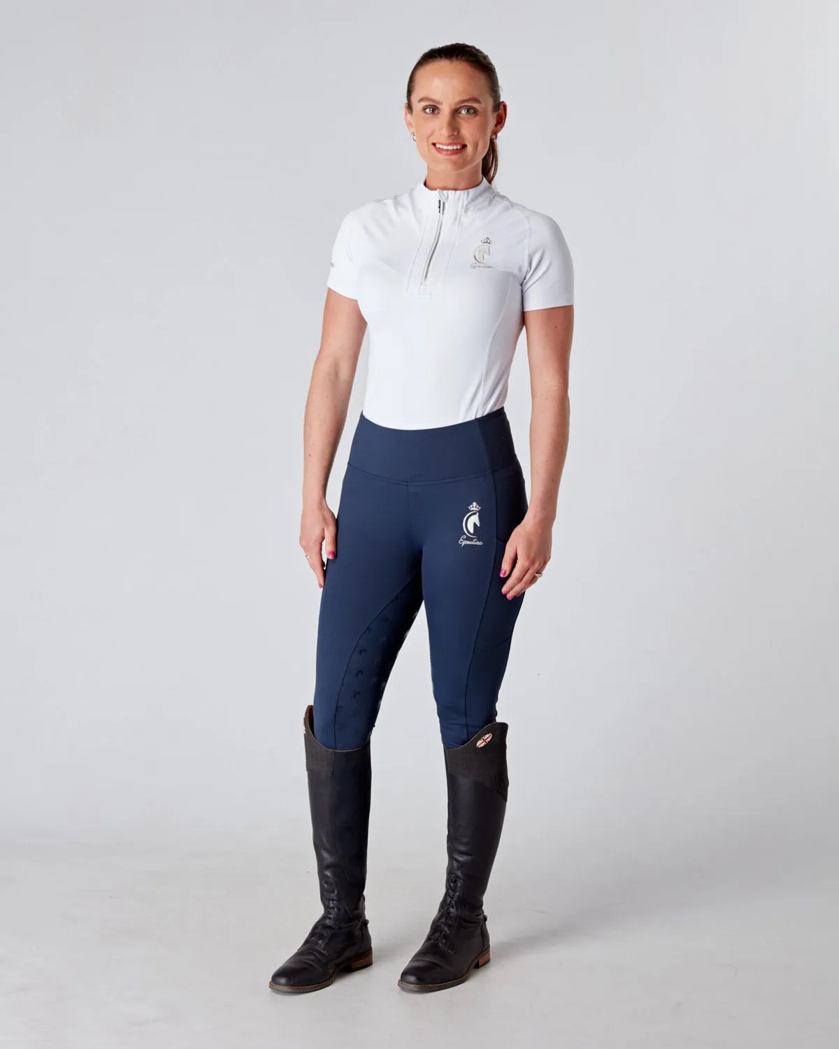 Equestrian Base Layer Short Sleeved - Pure White