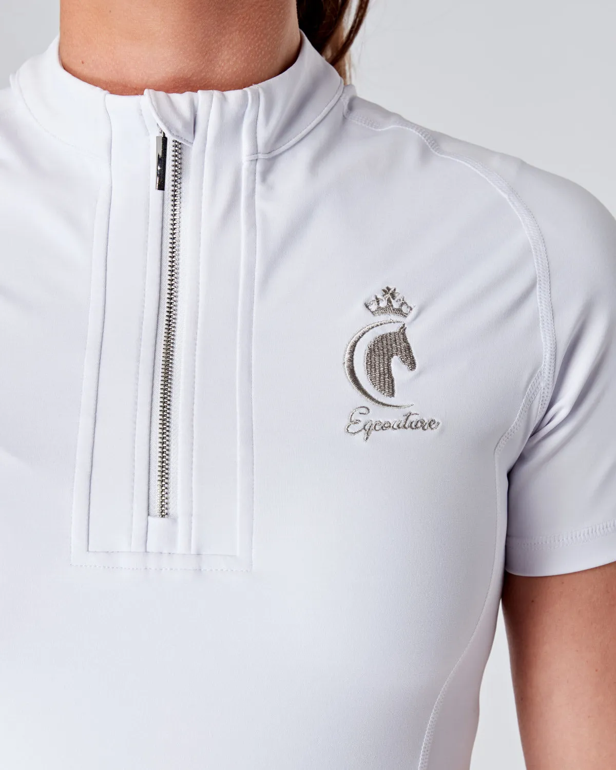 Equestrian Base Layer Short Sleeved - Pure White