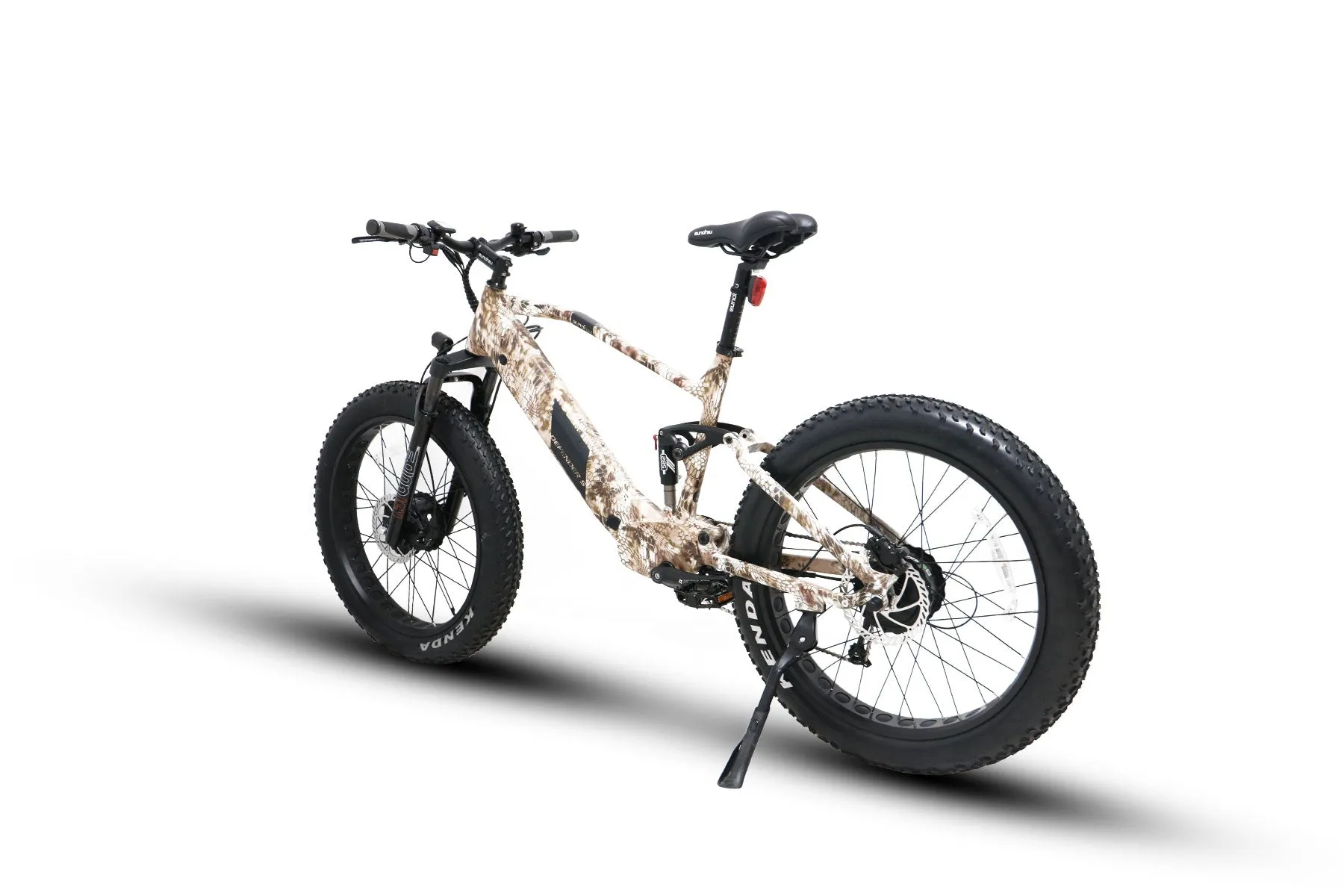 Eunorau Defender S 48V 1500W Dual Suspension Fat Tire Mountain Electric Bike