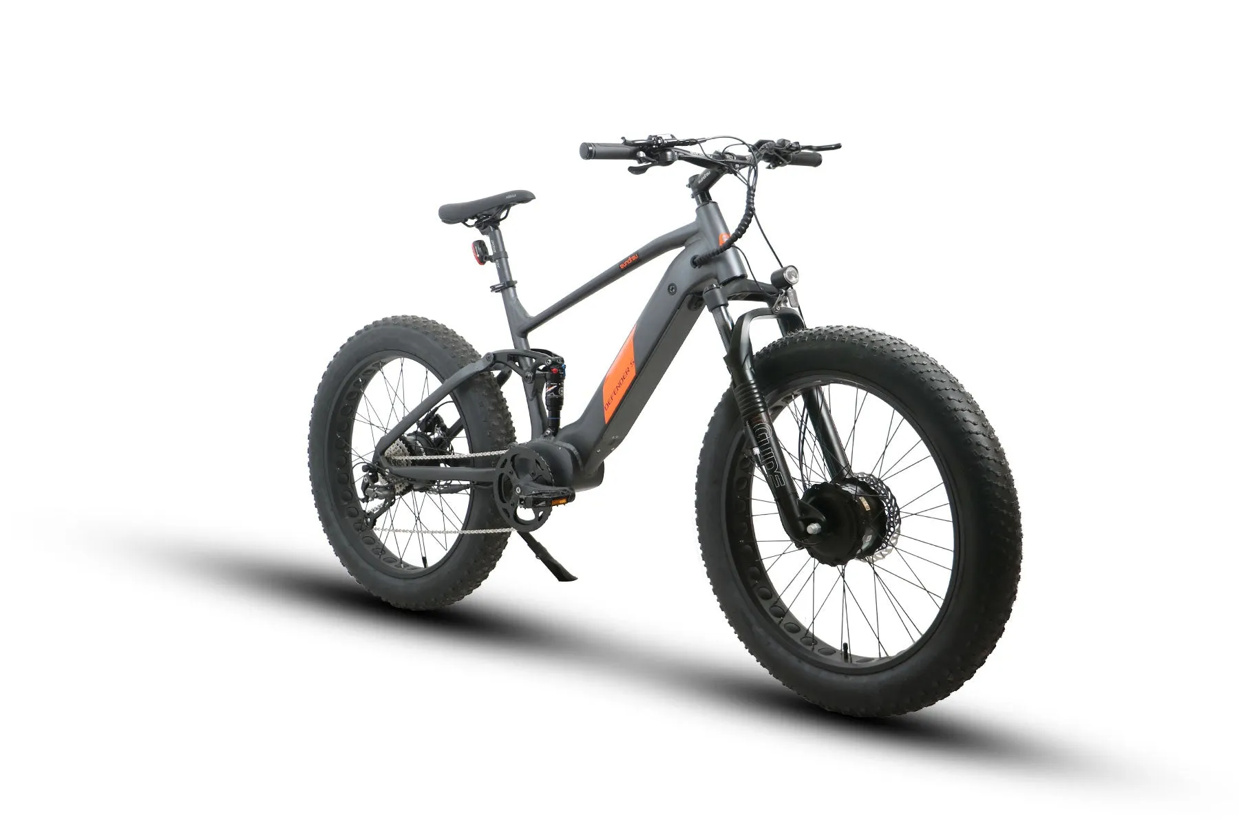 Eunorau Defender S 48V 1500W Dual Suspension Fat Tire Mountain Electric Bike