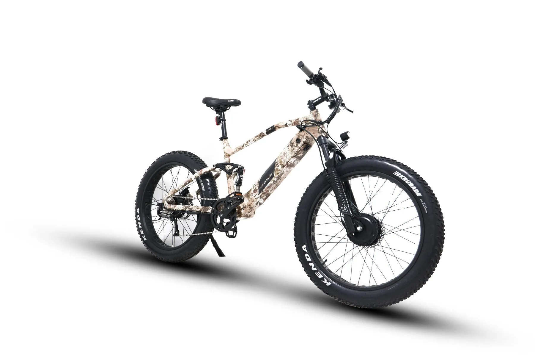 Eunorau Defender S 48V 1500W Dual Suspension Fat Tire Mountain Electric Bike