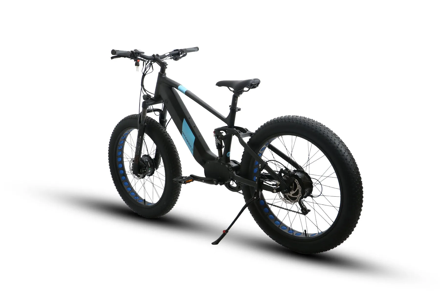 Eunorau Defender S 48V 1500W Dual Suspension Fat Tire Mountain Electric Bike