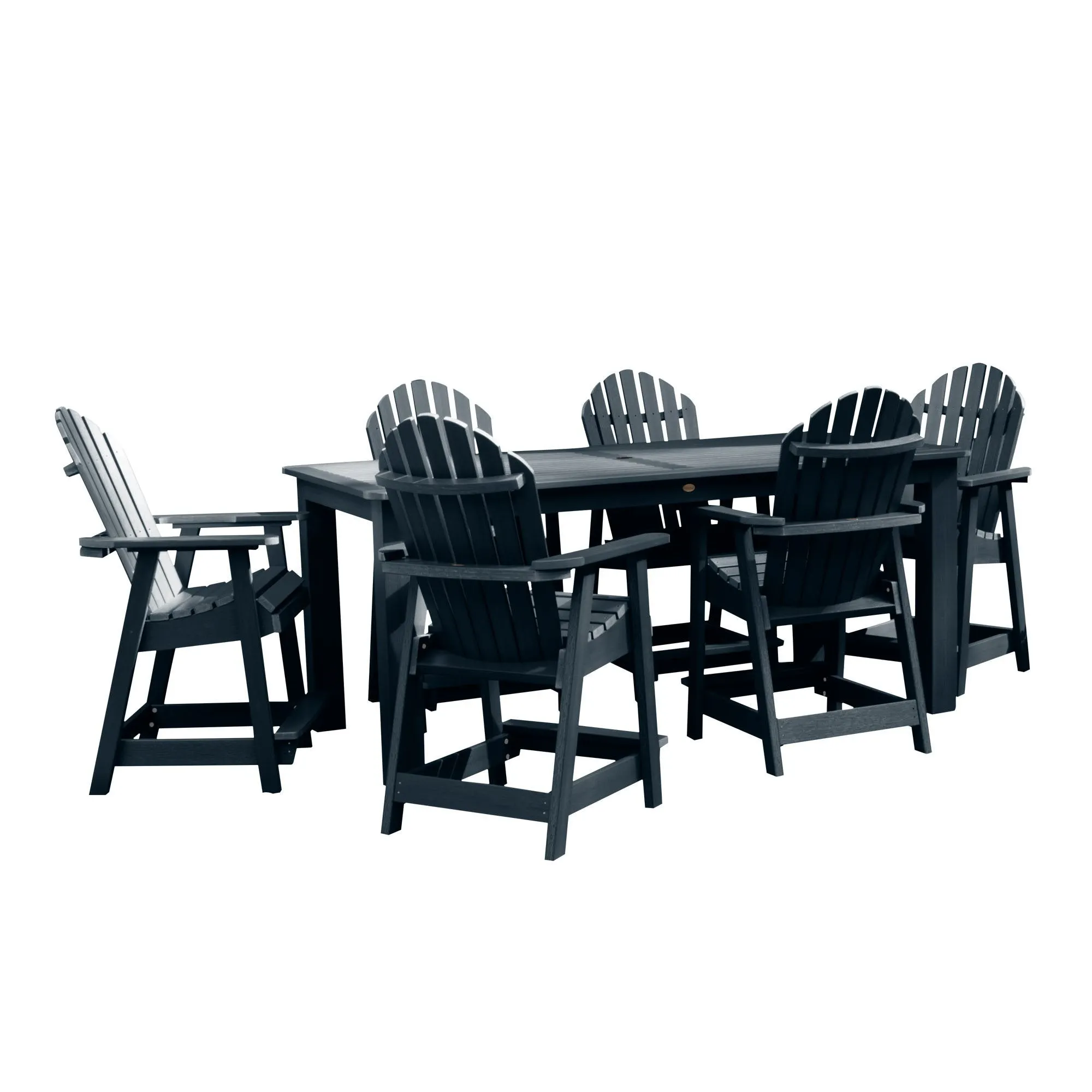 Hamilton 7pc Outdoor Dining Set 42in x 84in - Counter Height