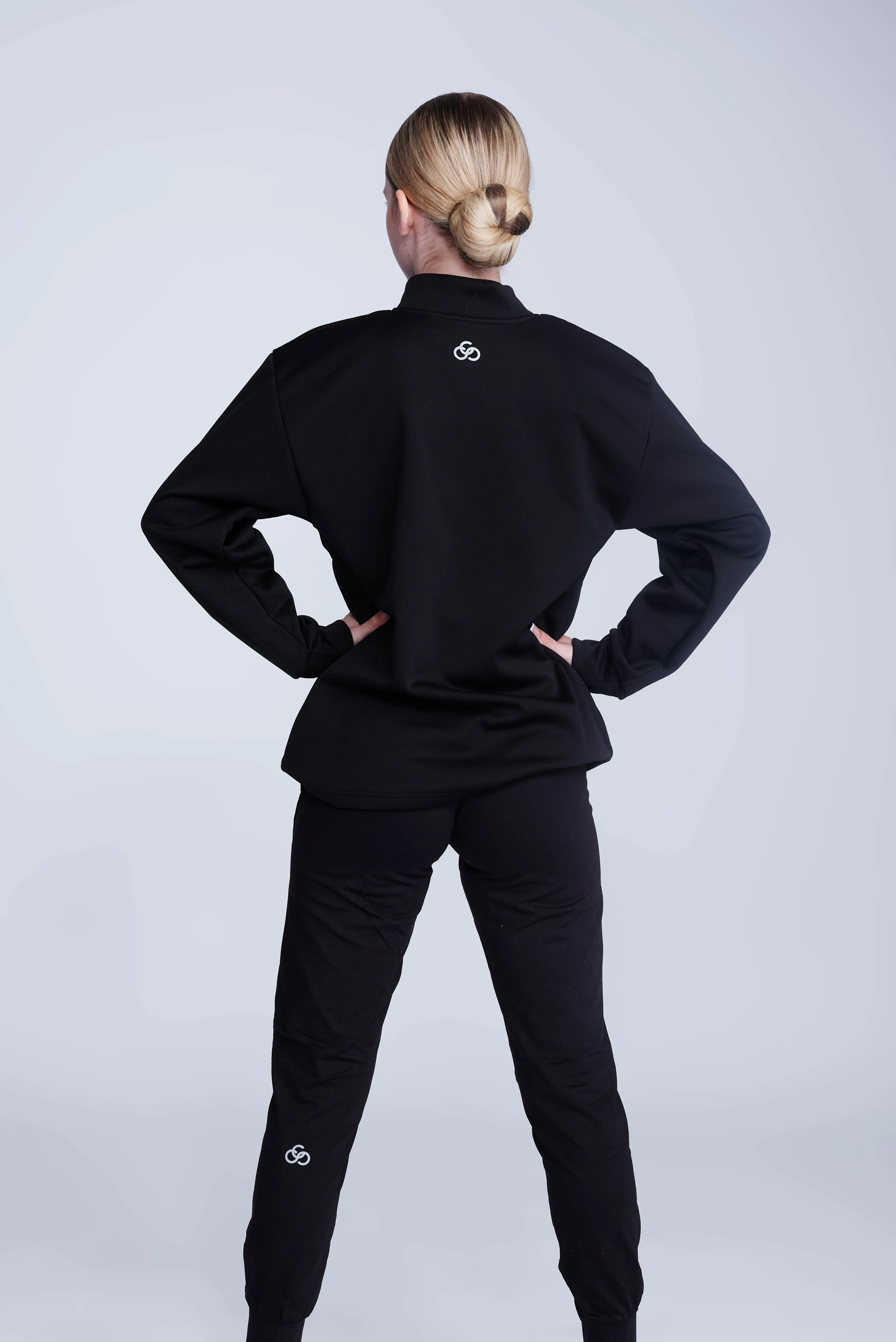 Ignite Half-Zip Top in Black