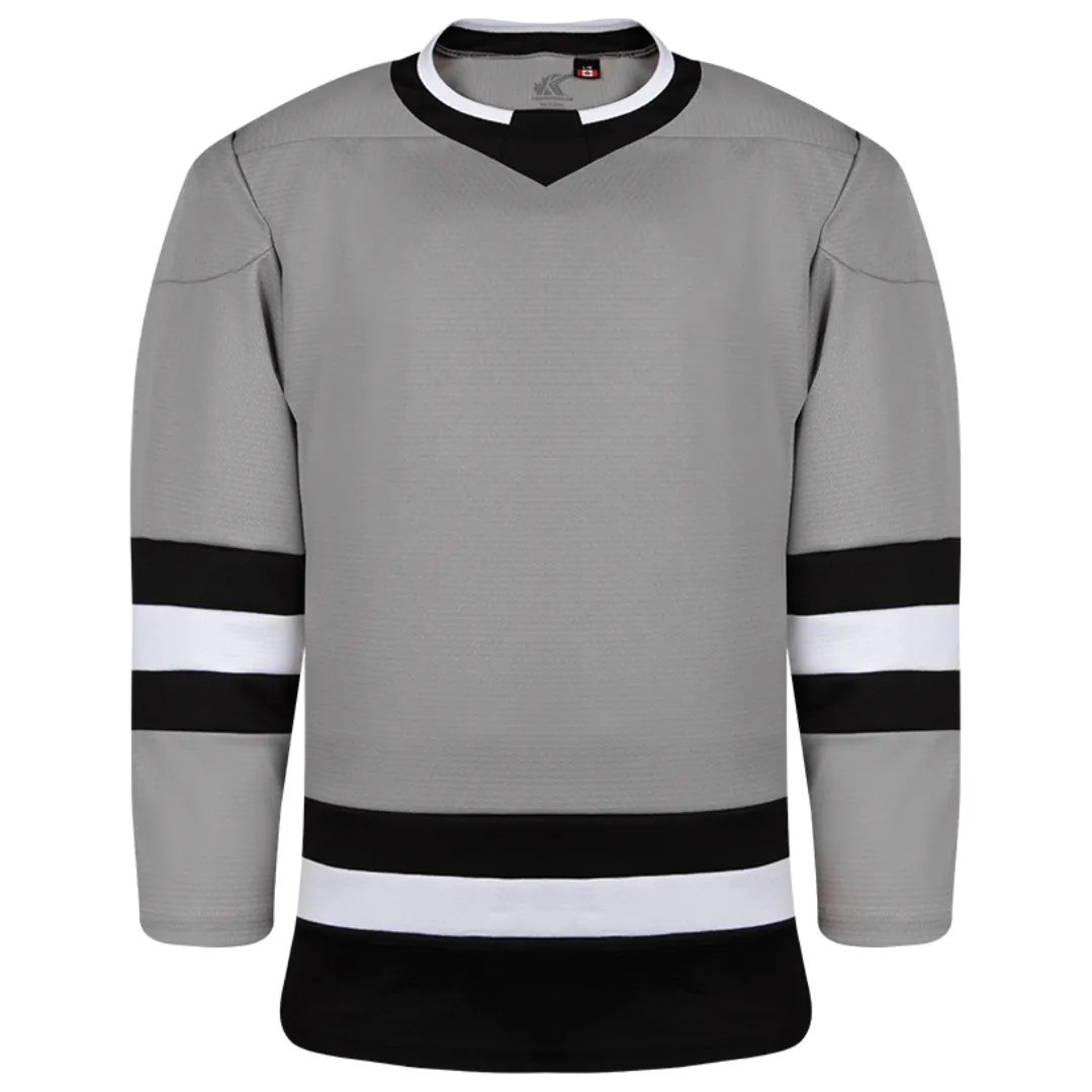 Kobe K3GLI Grey/Black/White Premium League Hockey Jersey