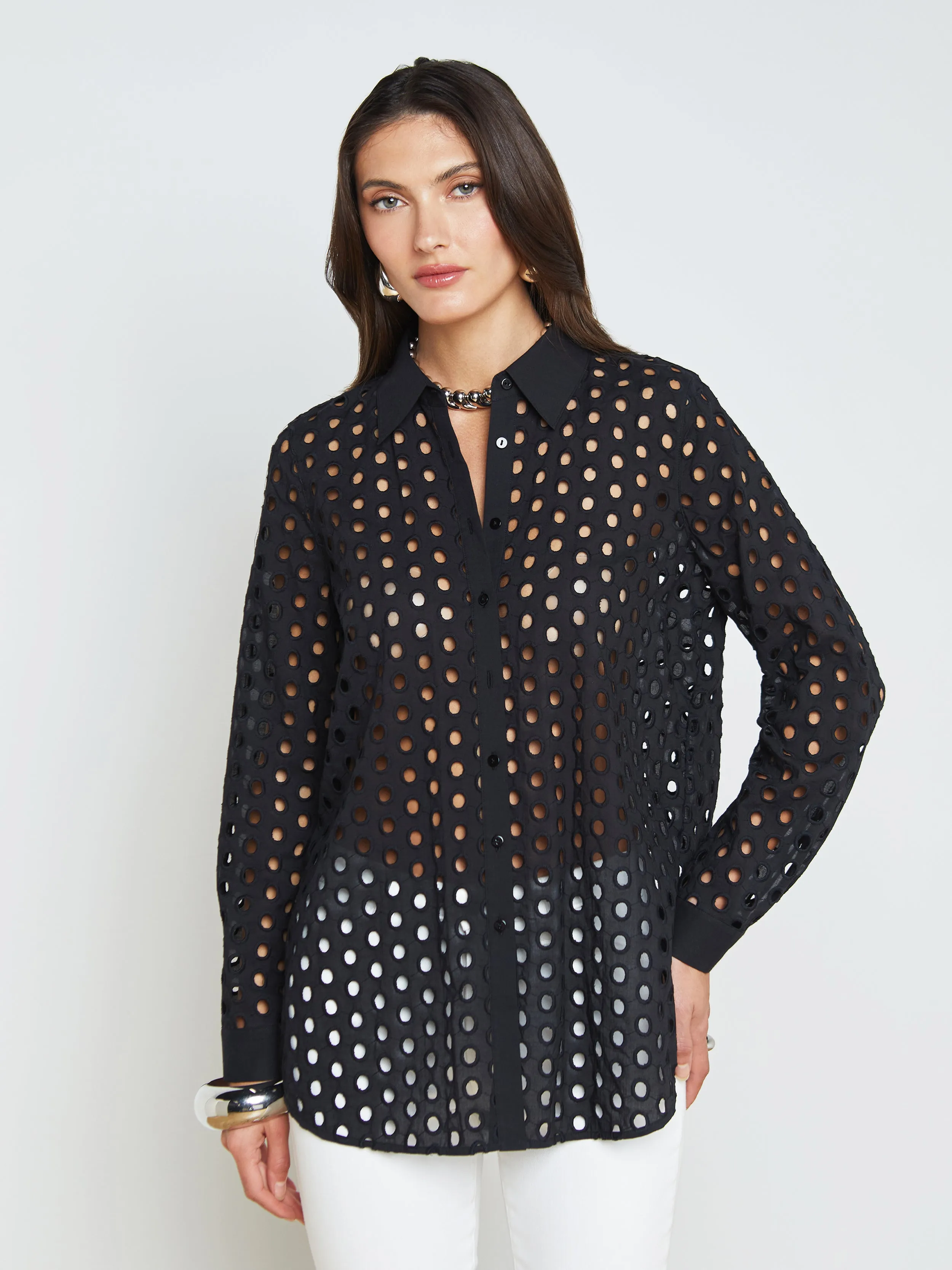 Lindy Eyelet Blouse