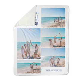 Love You To The Moon Premium Fleece Photo Blanket