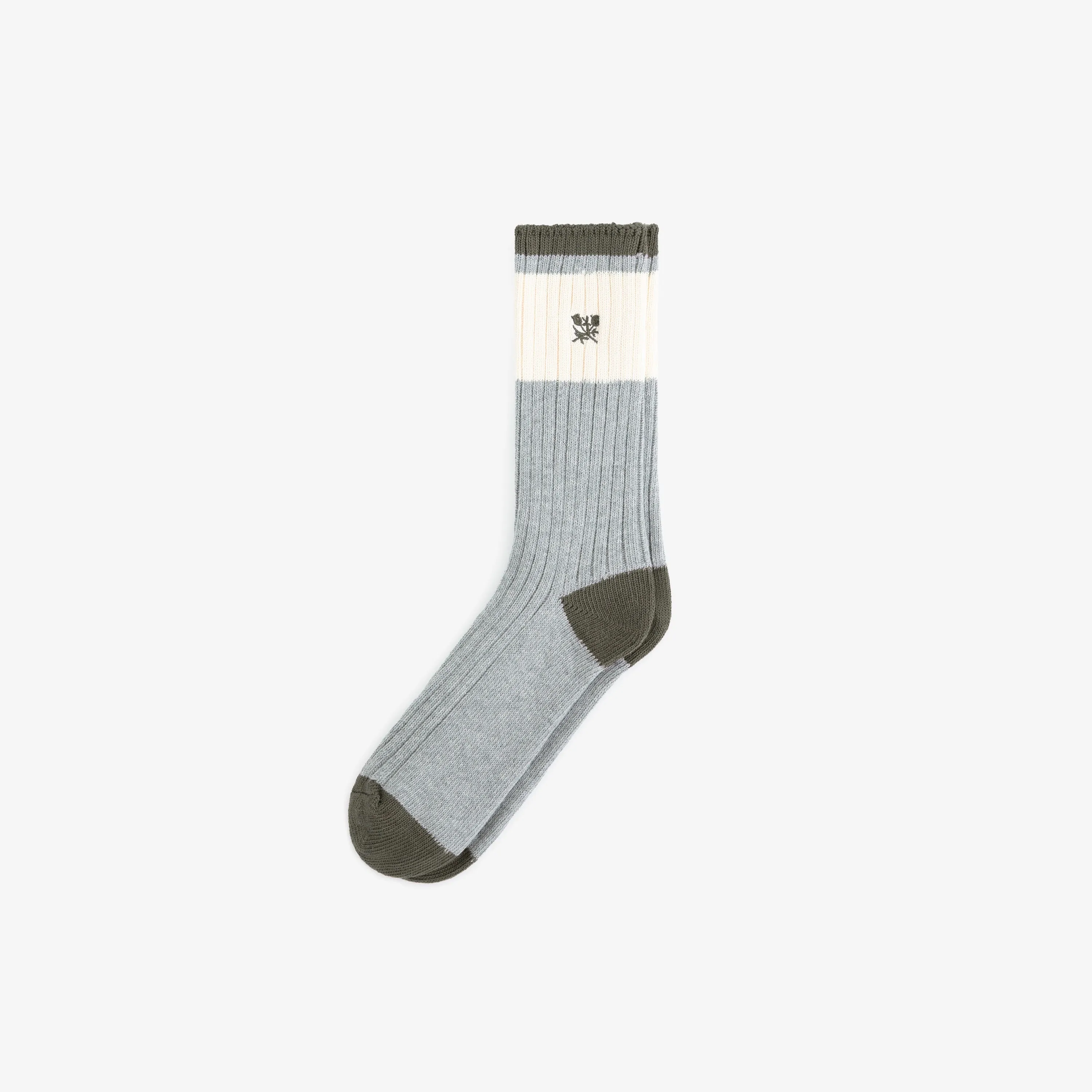 Marled Crest Socks