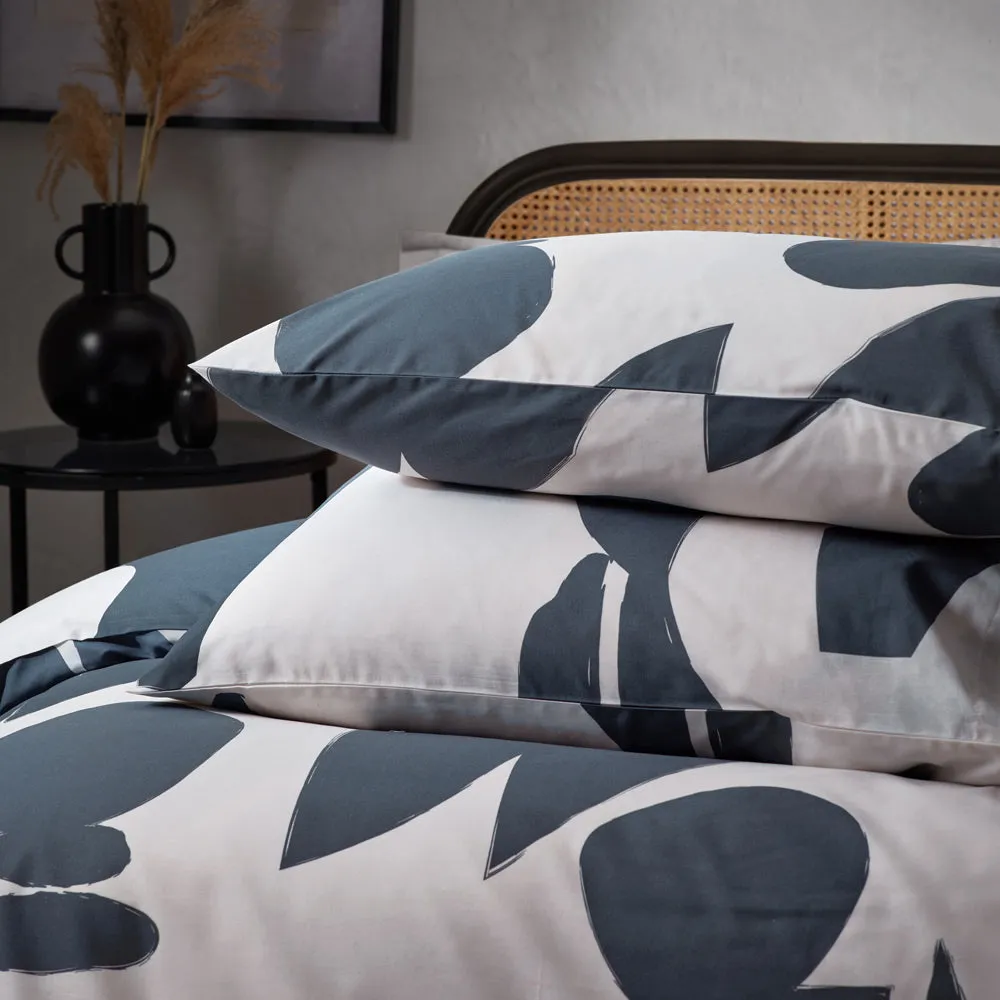 Meta Abstract Cotton Rich Duvet Cover Set Dusk