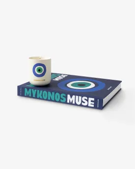 Mykonos - Candle and Book Gift Set