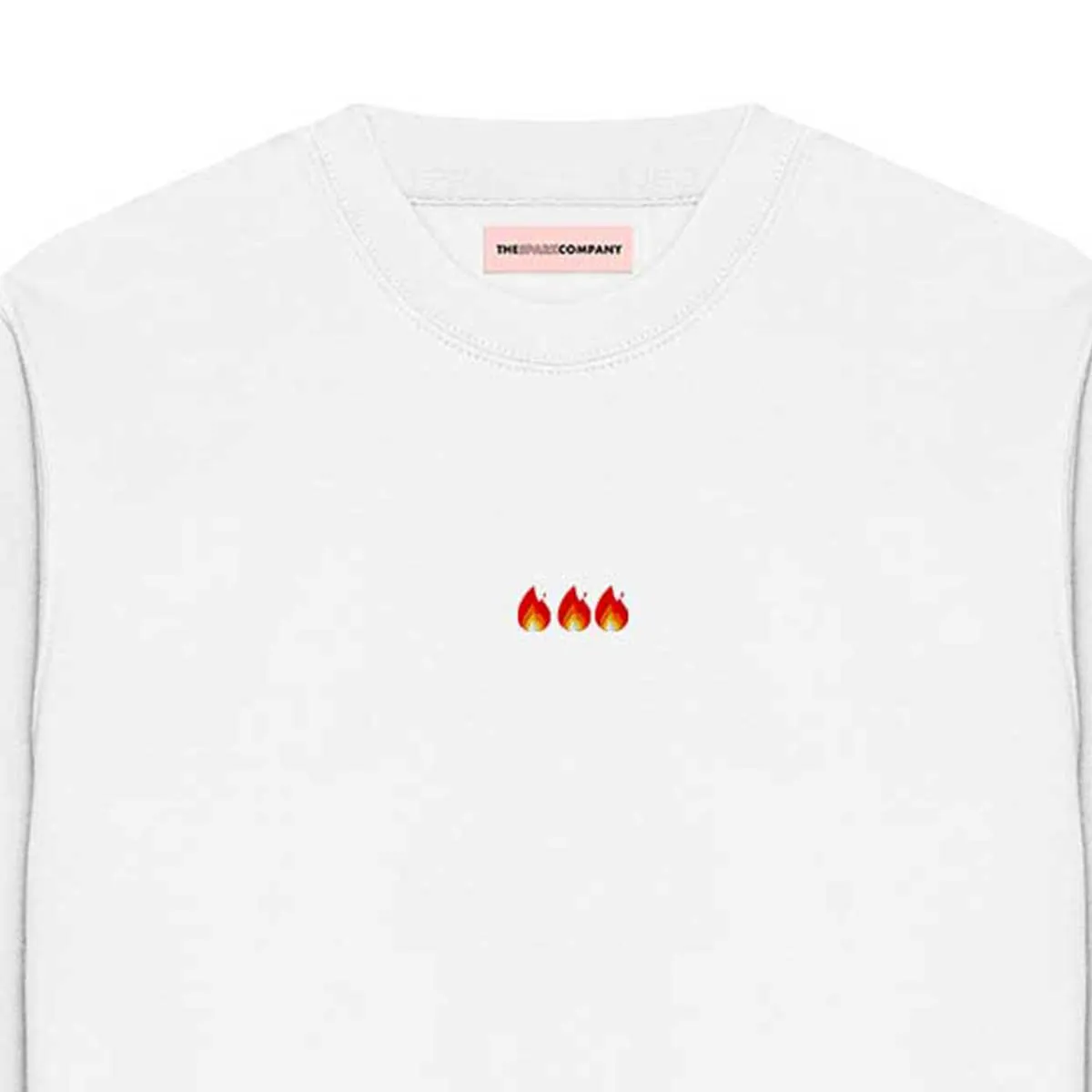 On Fire Embroidered Feminist Sweatshirt