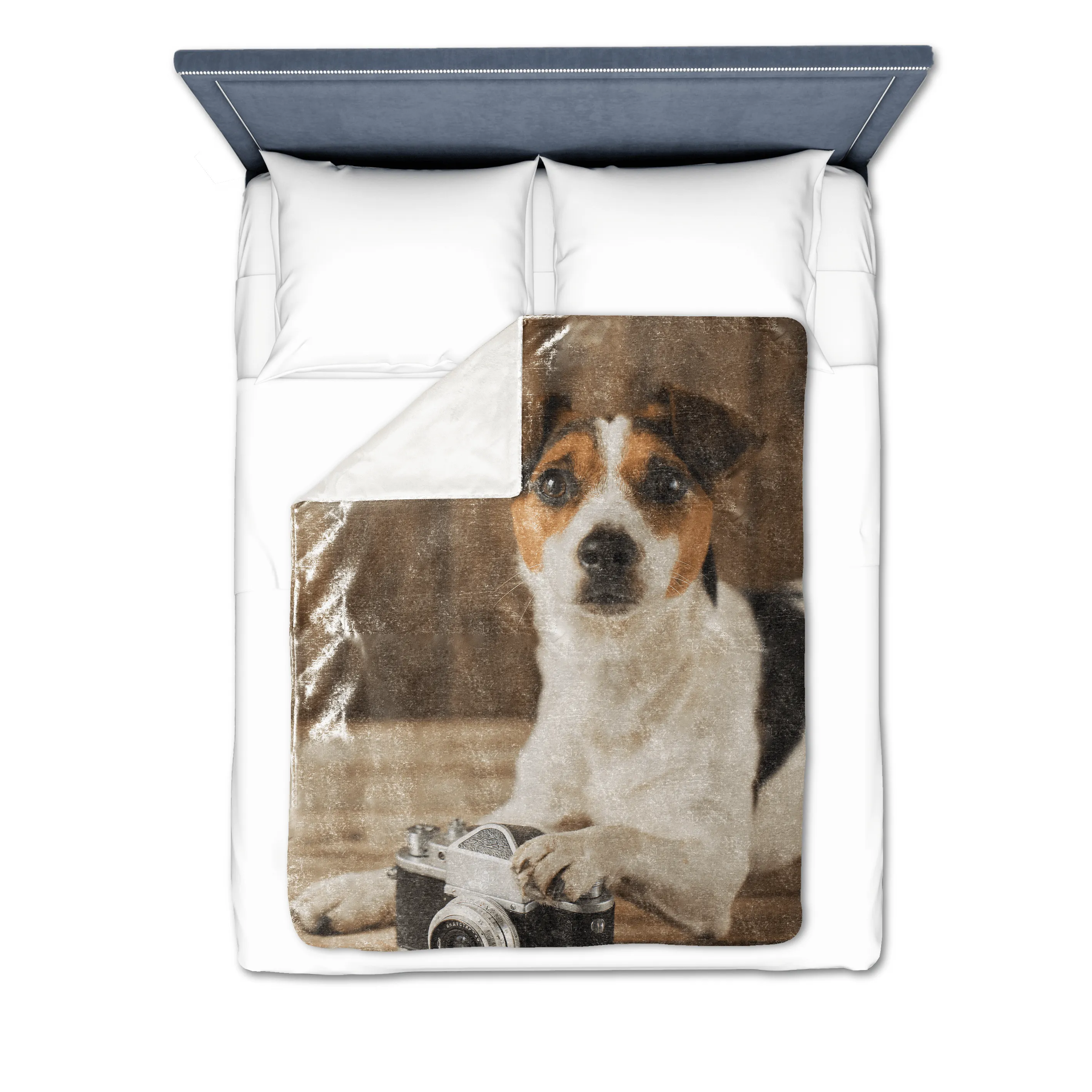 Personalized Design Premium Fleece Photo Blanket