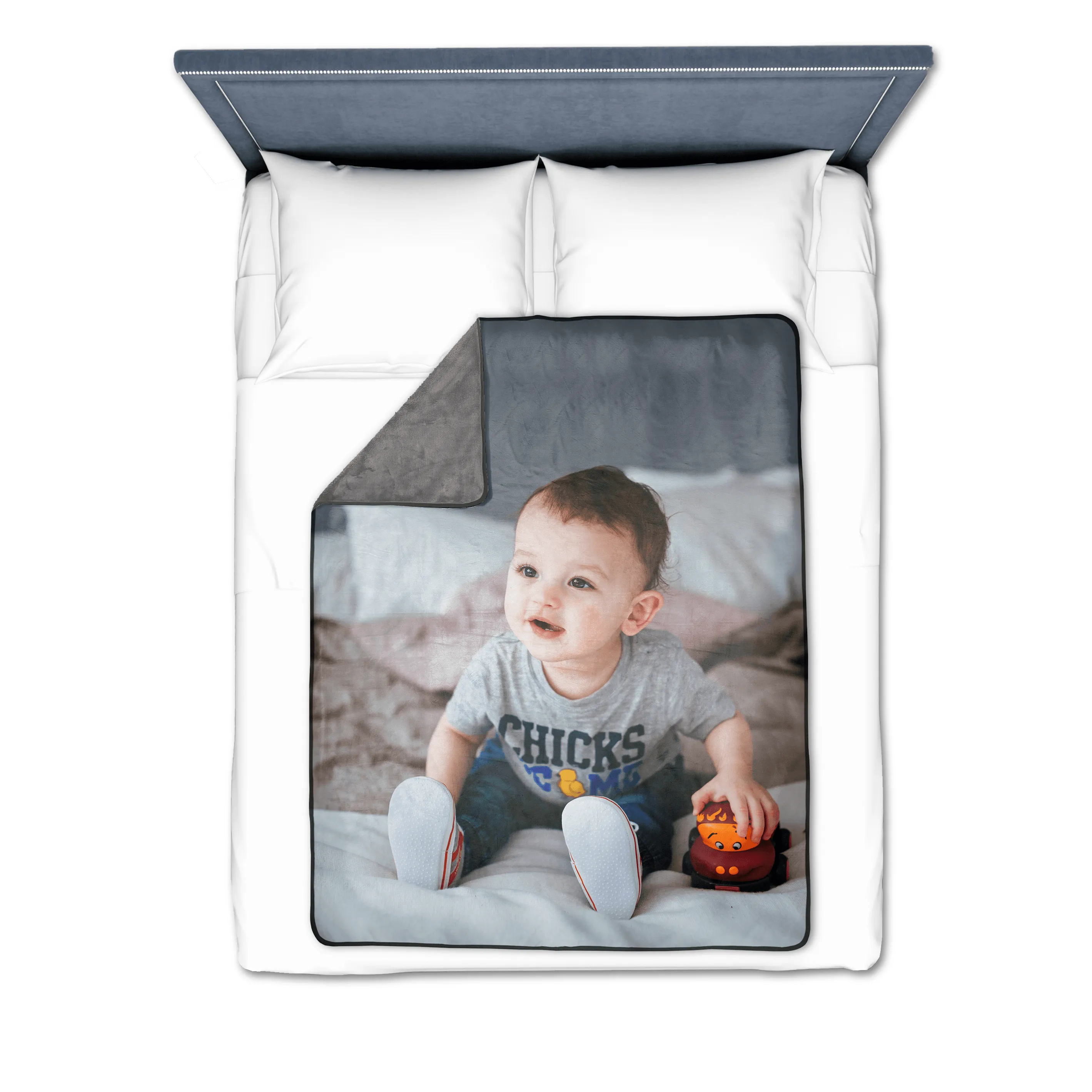 Personalized Design Premium Fleece Photo Blanket