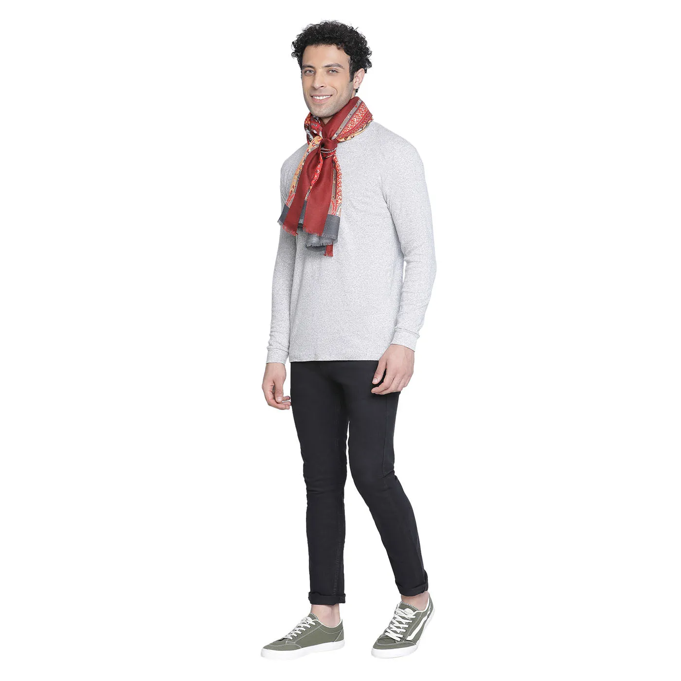 Piytan Men Wool Silk Muffler