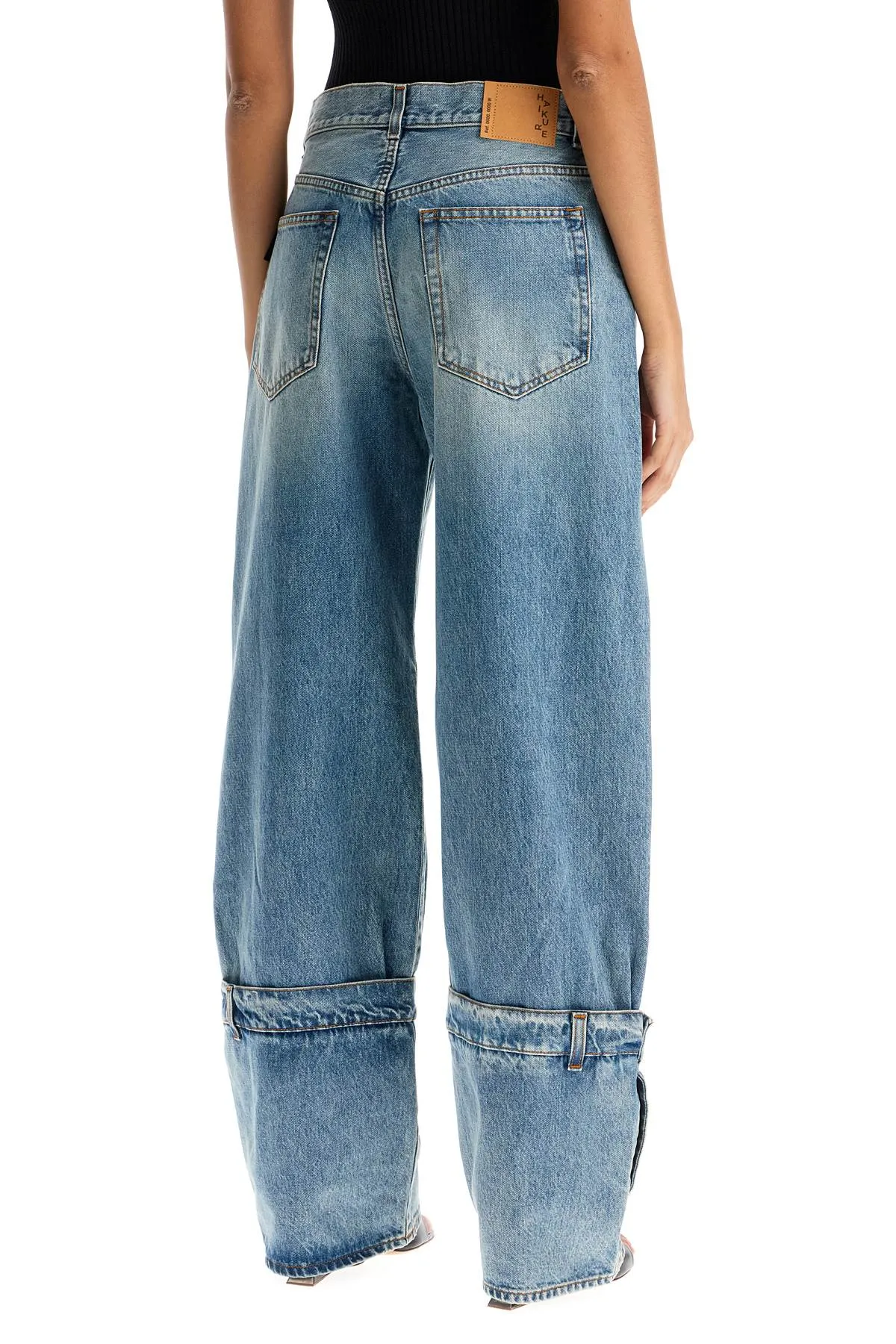 "wide-legged hurley jeans for HEW03343DF095 CHILL BLUE