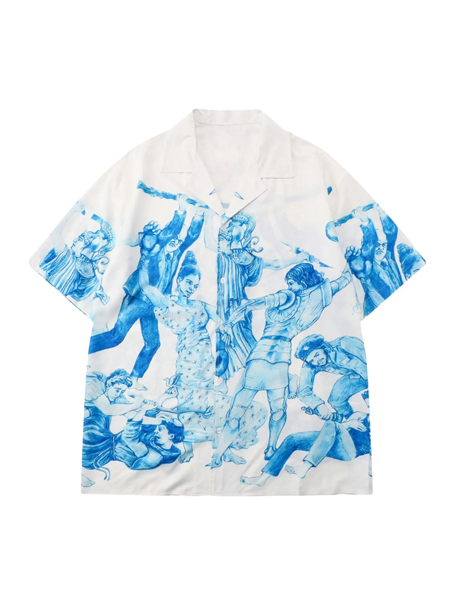 Rebels Printed Rap Beach Shirts Short Sets