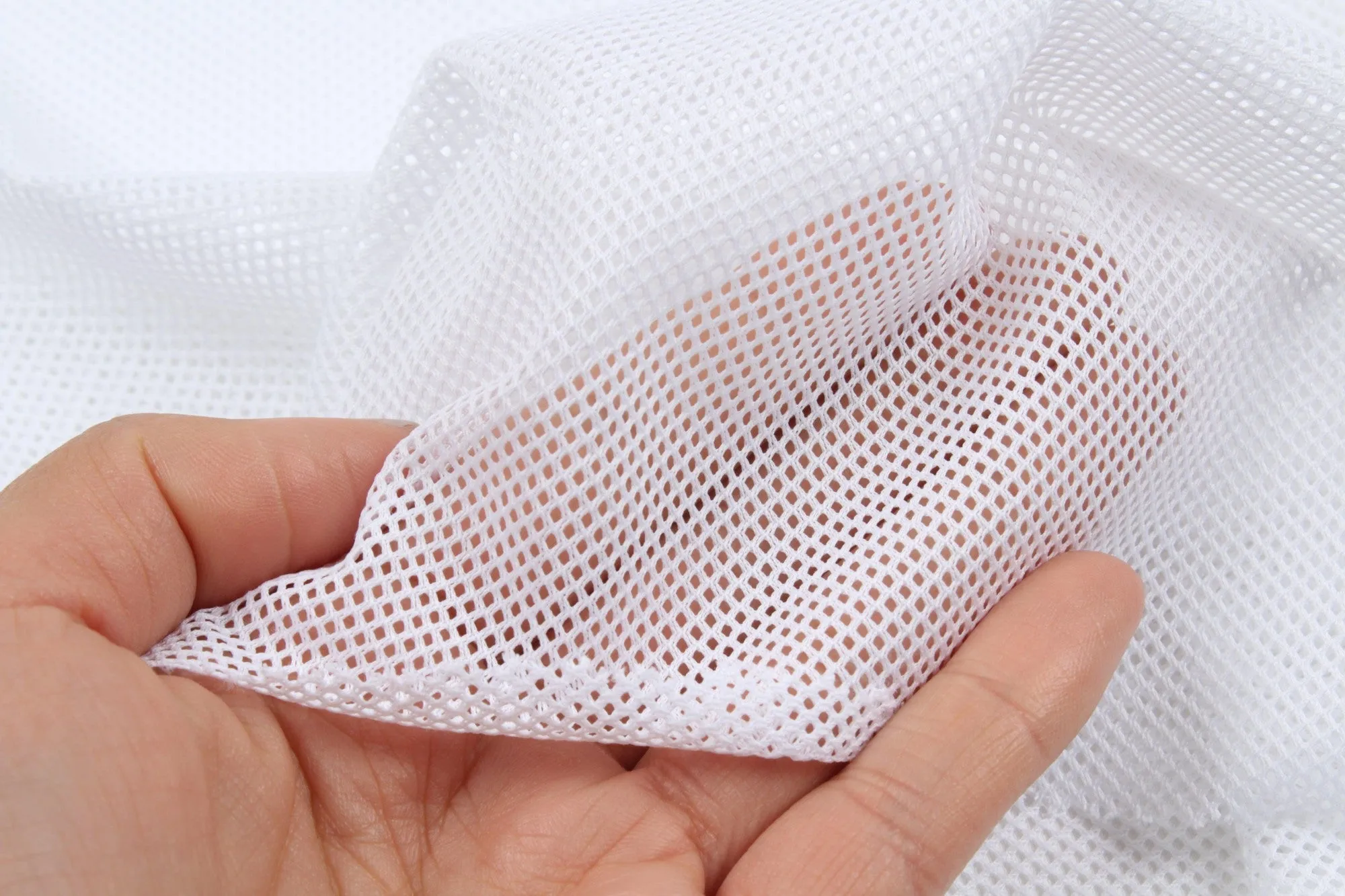 Seaqual™ Recycled Polyester Eyelet Mesh - 5 Colors Available