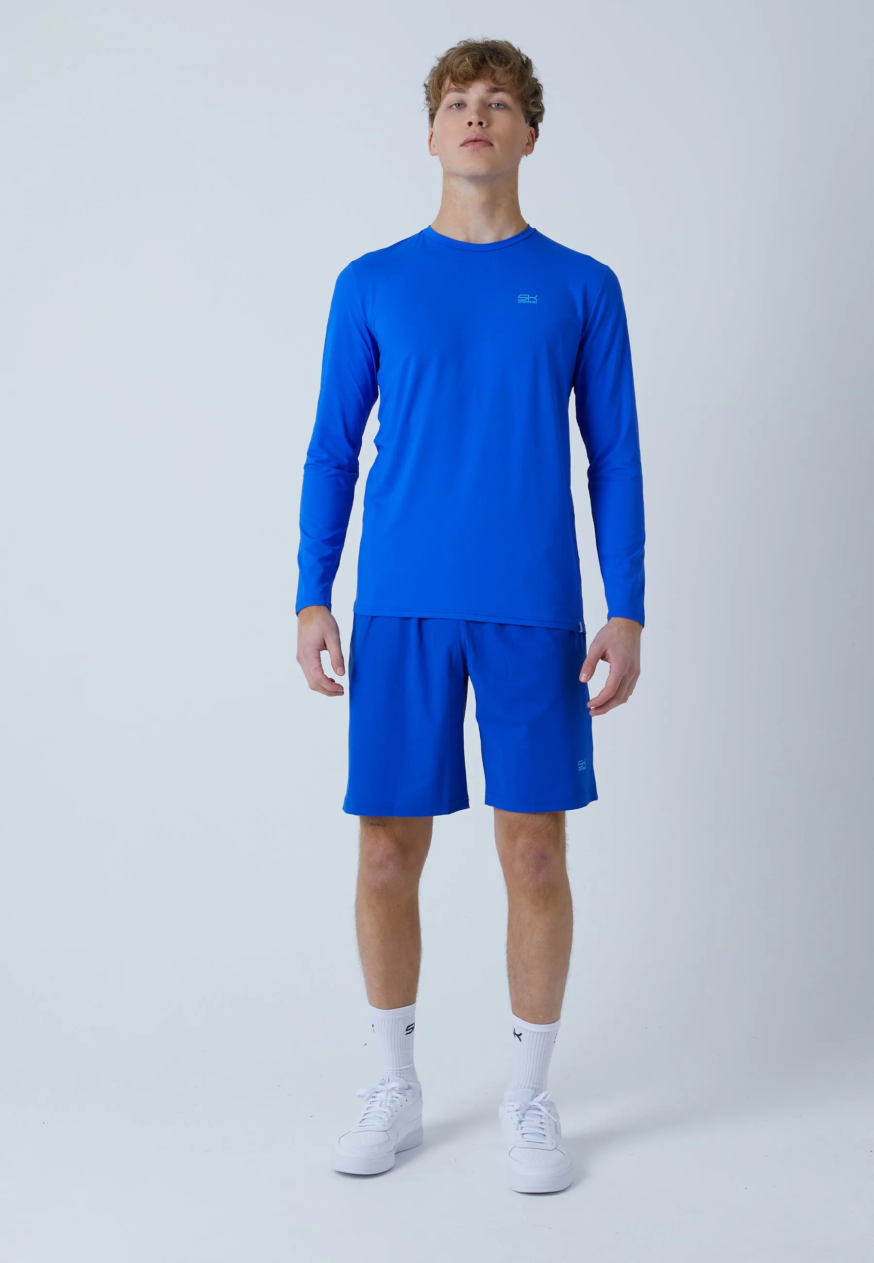 Tennis Longsleeve Shirt, cobalt blue