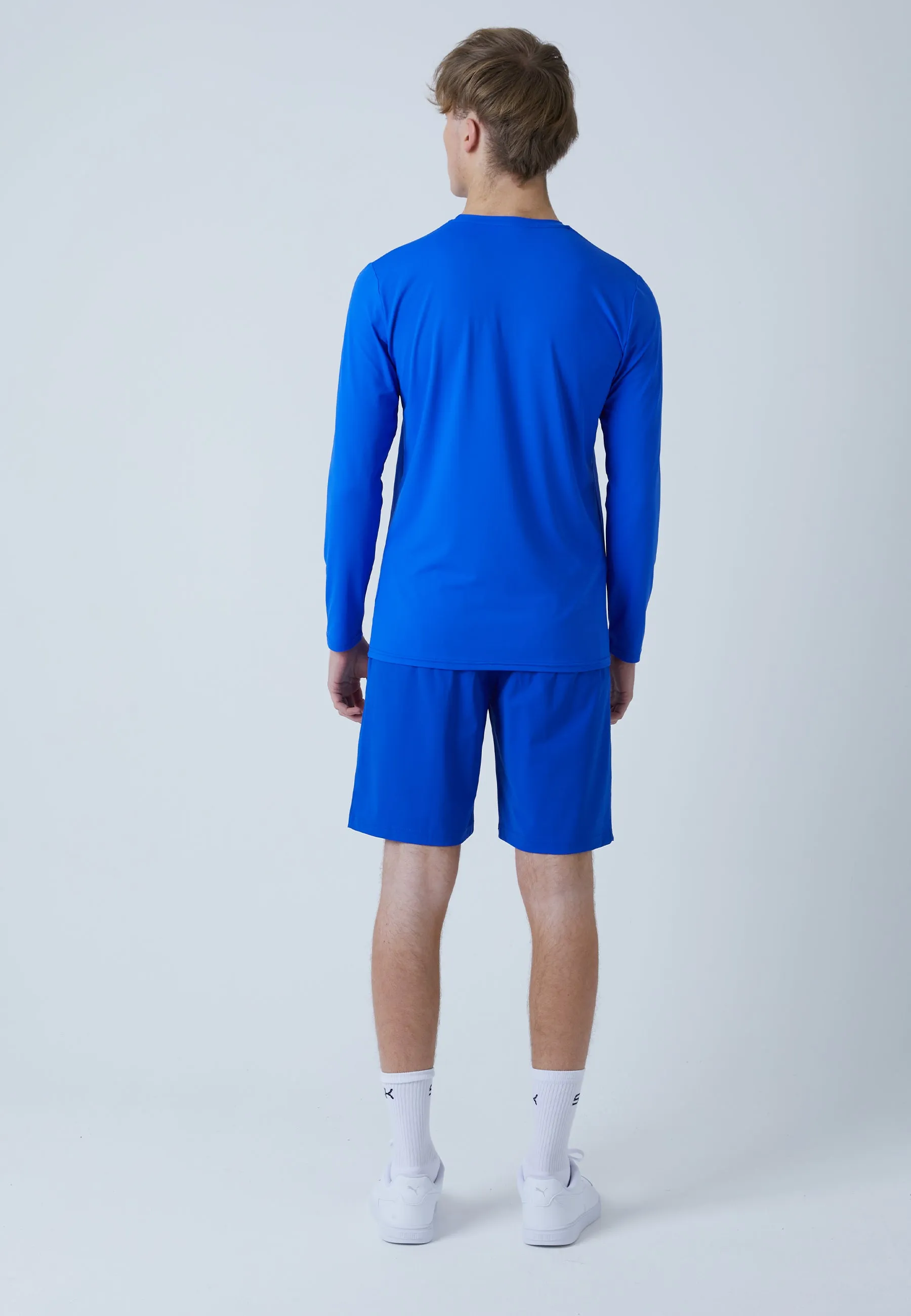 Tennis Longsleeve Shirt, cobalt blue